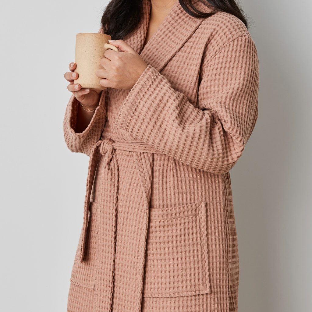Mara Organic Waffle Robe - Image 4