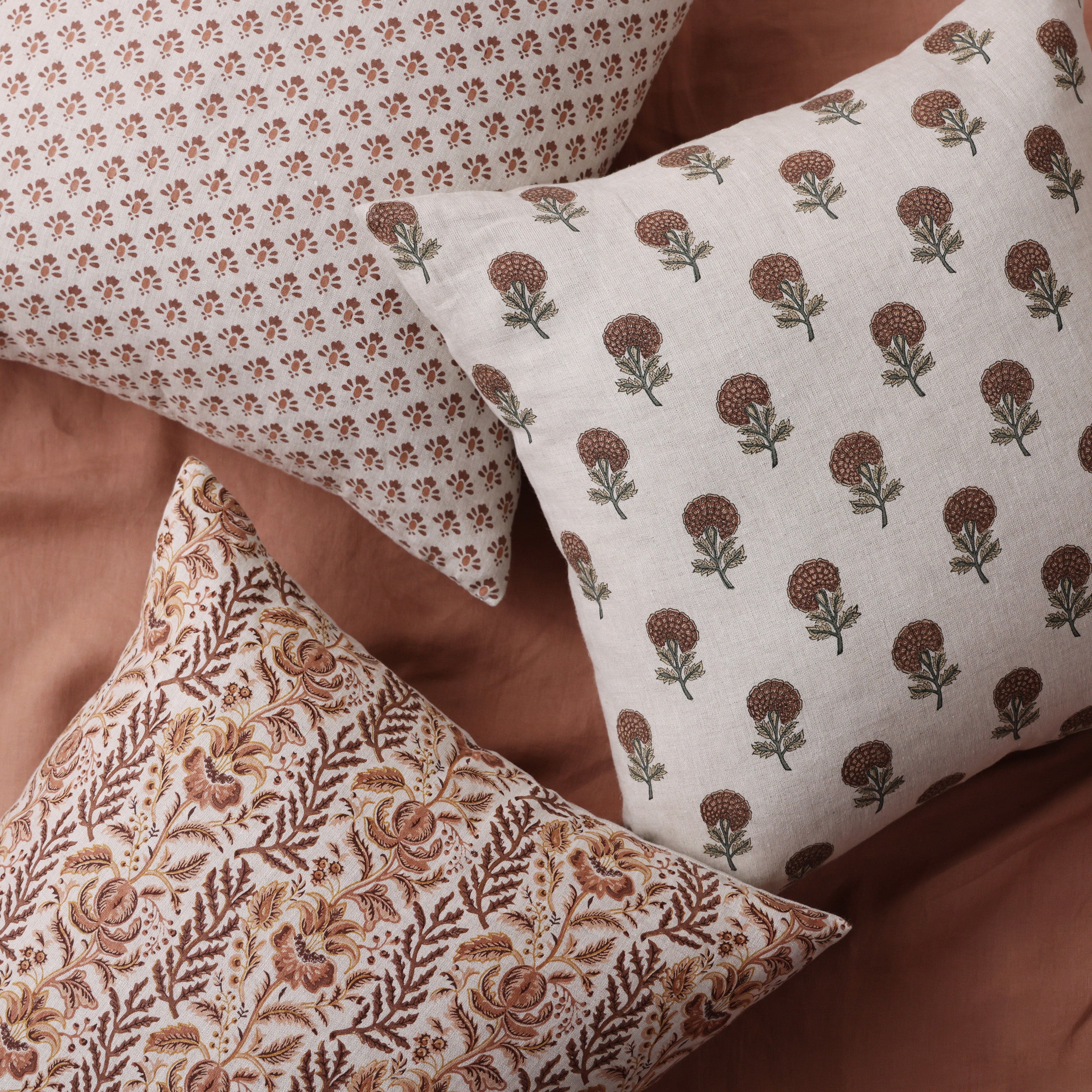 Mariel Block Print Pillow - Image 4
