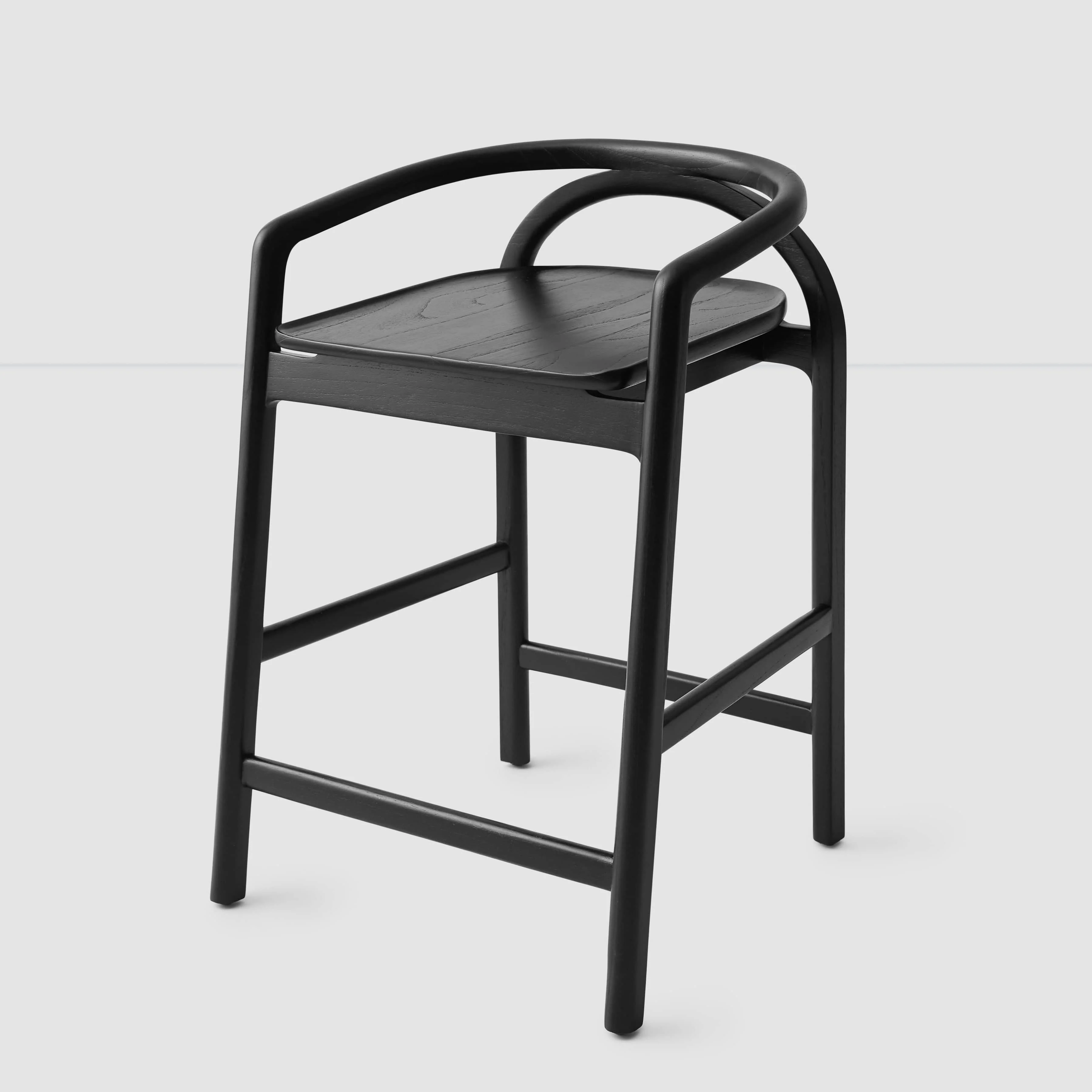 Meru Counter Stool - Black - Image 3