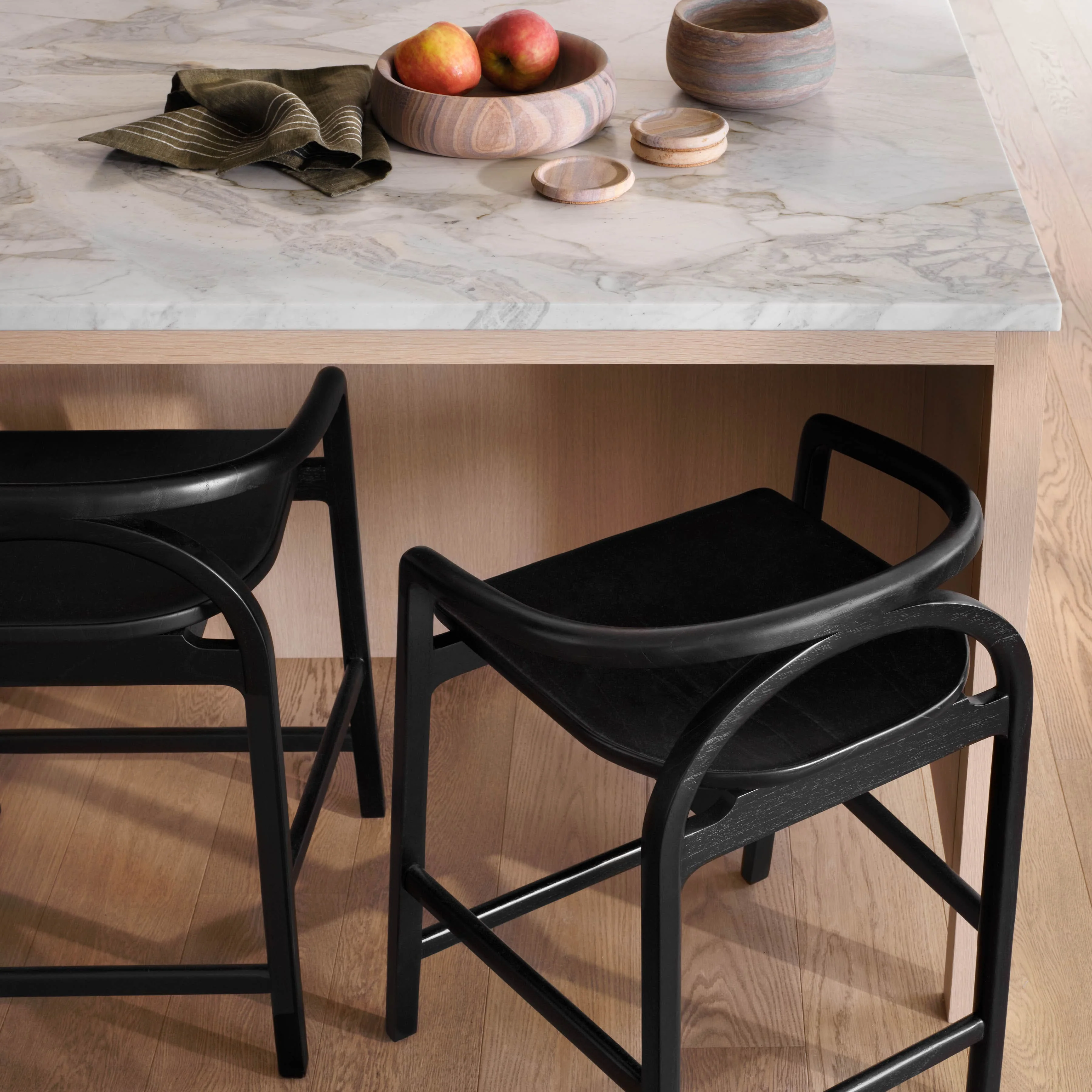 Meru Counter Stool - Black - Image 4