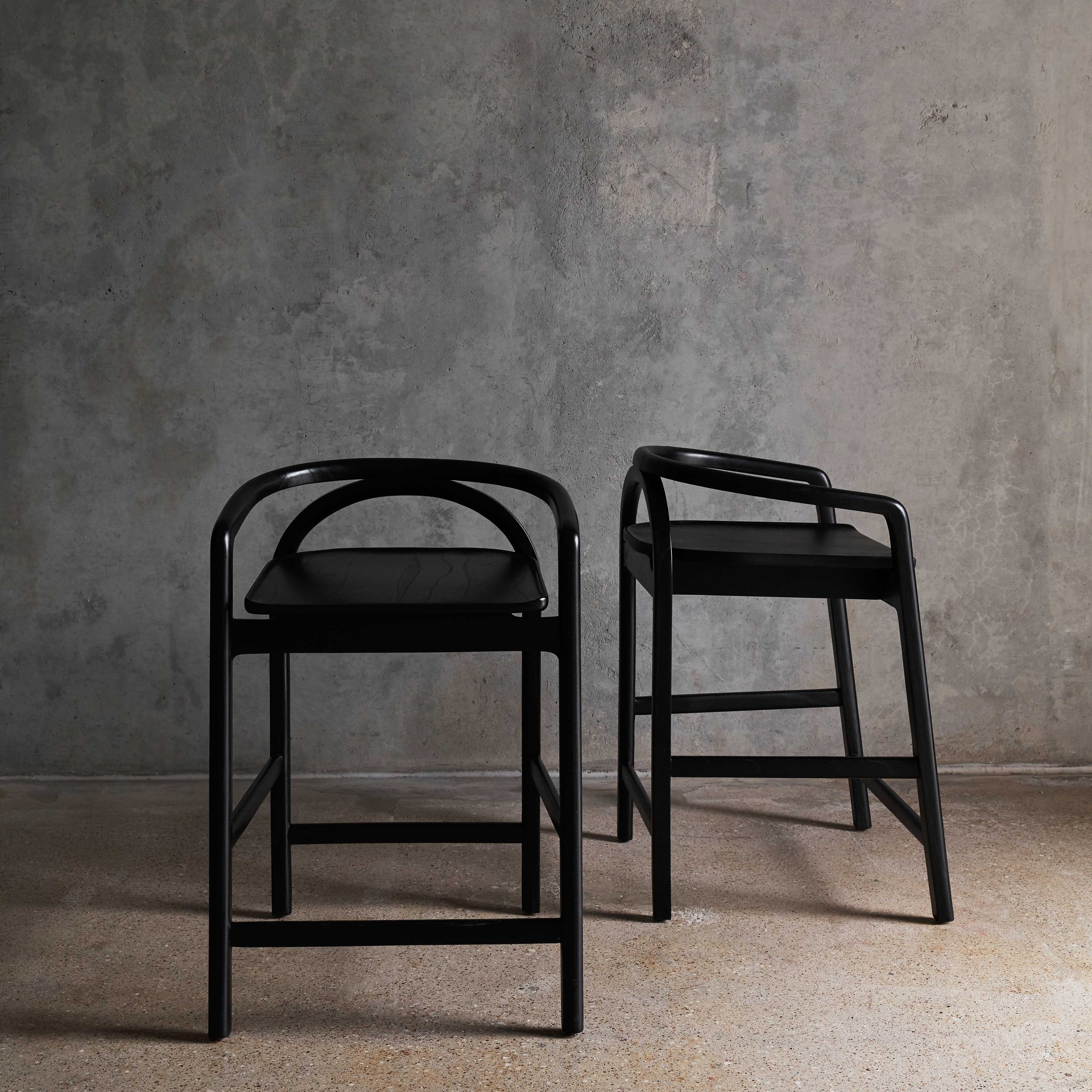 Meru Counter Stool - Black - Image 6