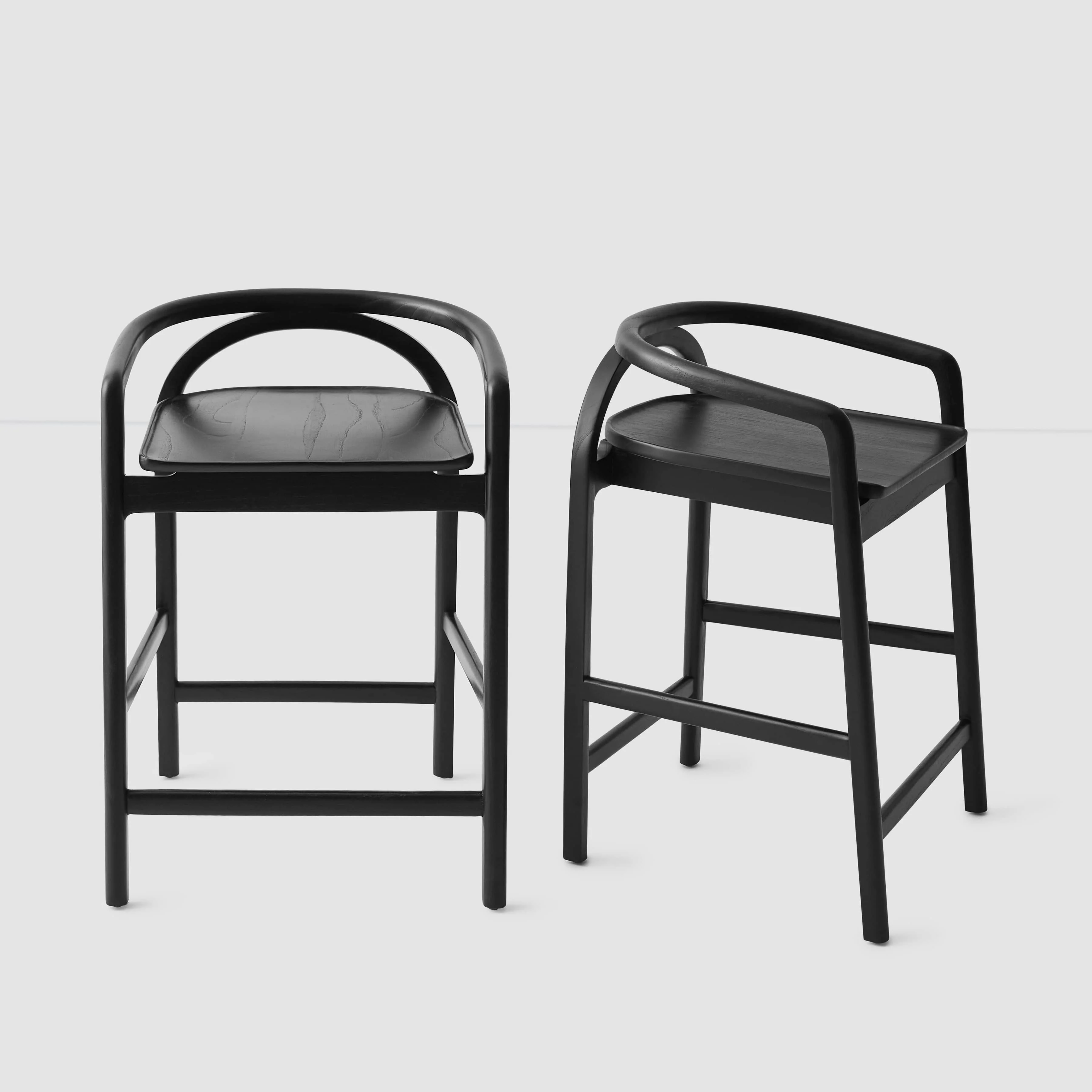 Meru Counter Stool - Black - Image 9