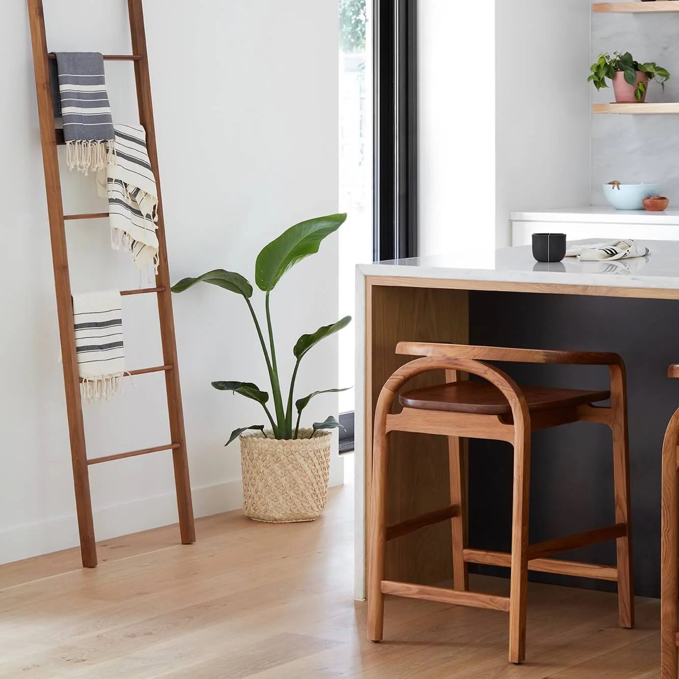 Meru Counter Stool - Teak - Image 5
