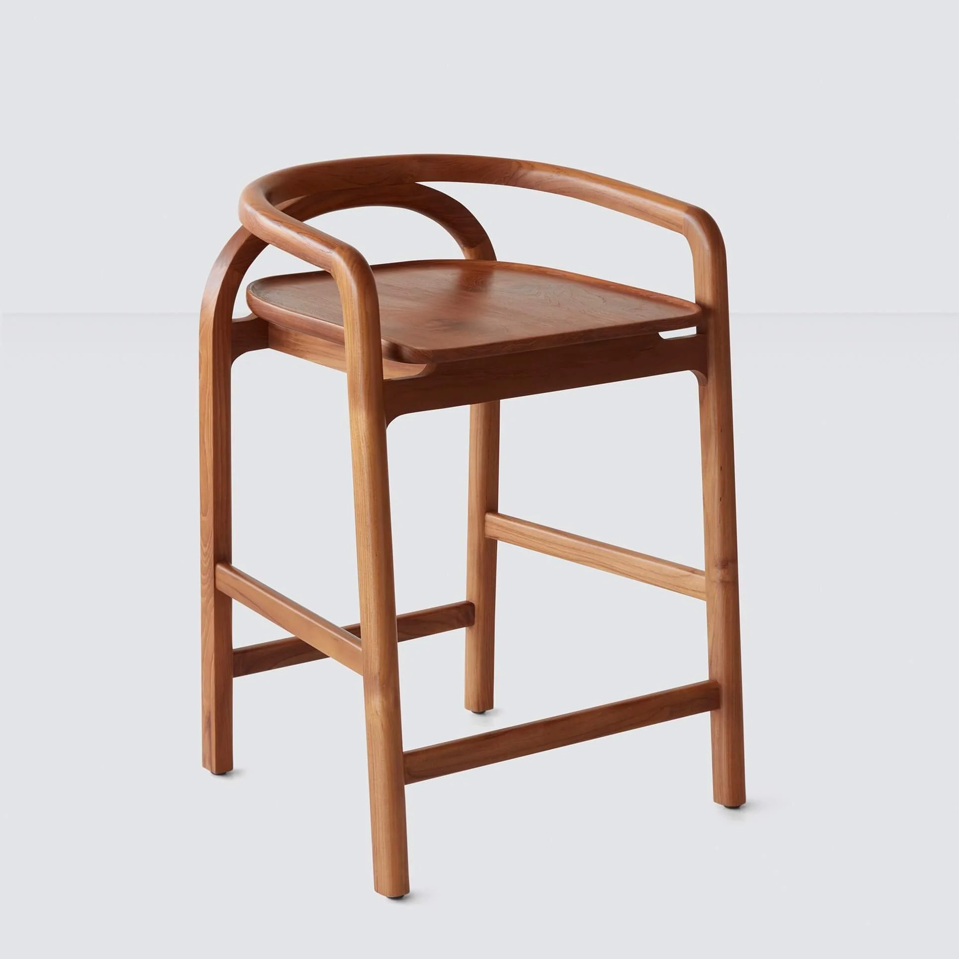 Meru Counter Stool - Teak - Image 6
