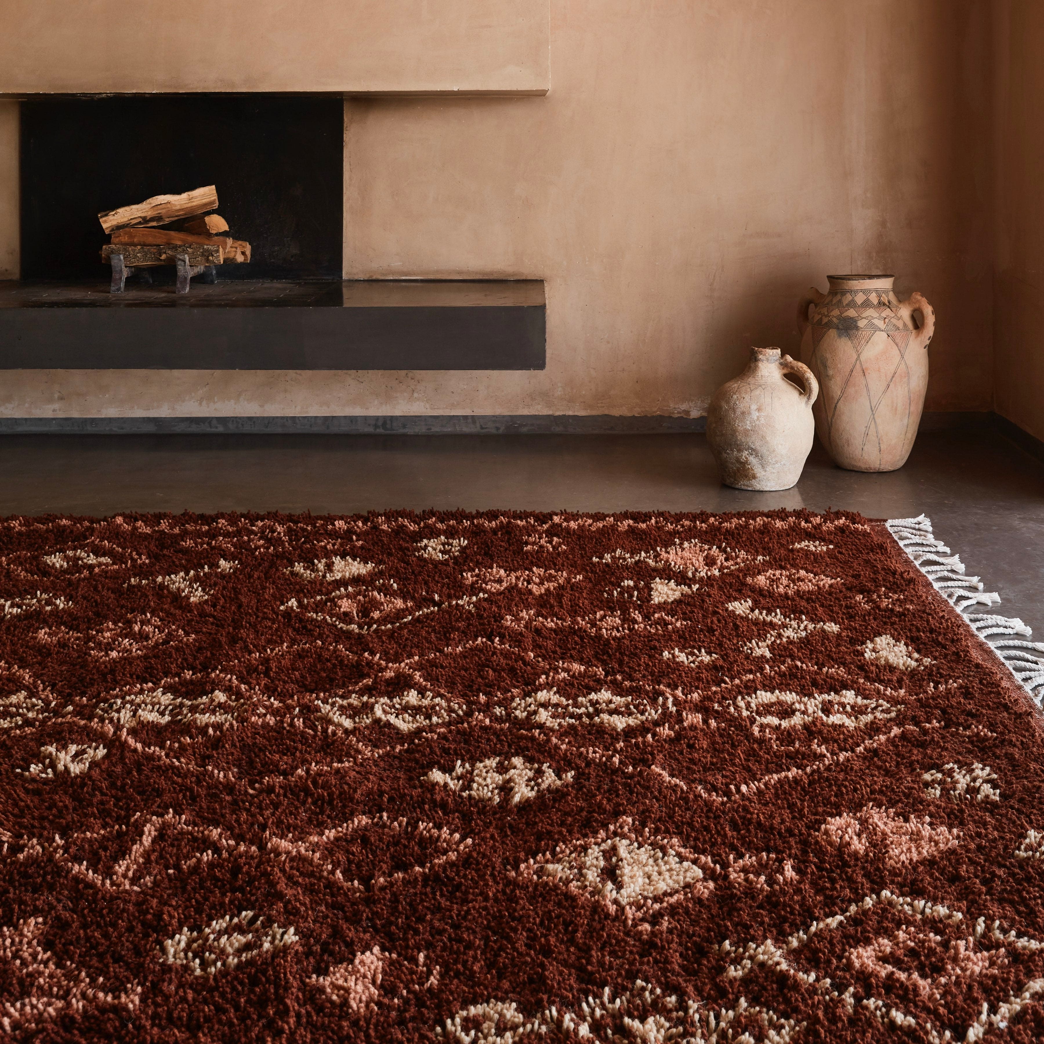 Mina Hand-Knotted Beni Ourain Area Rug - Image 2