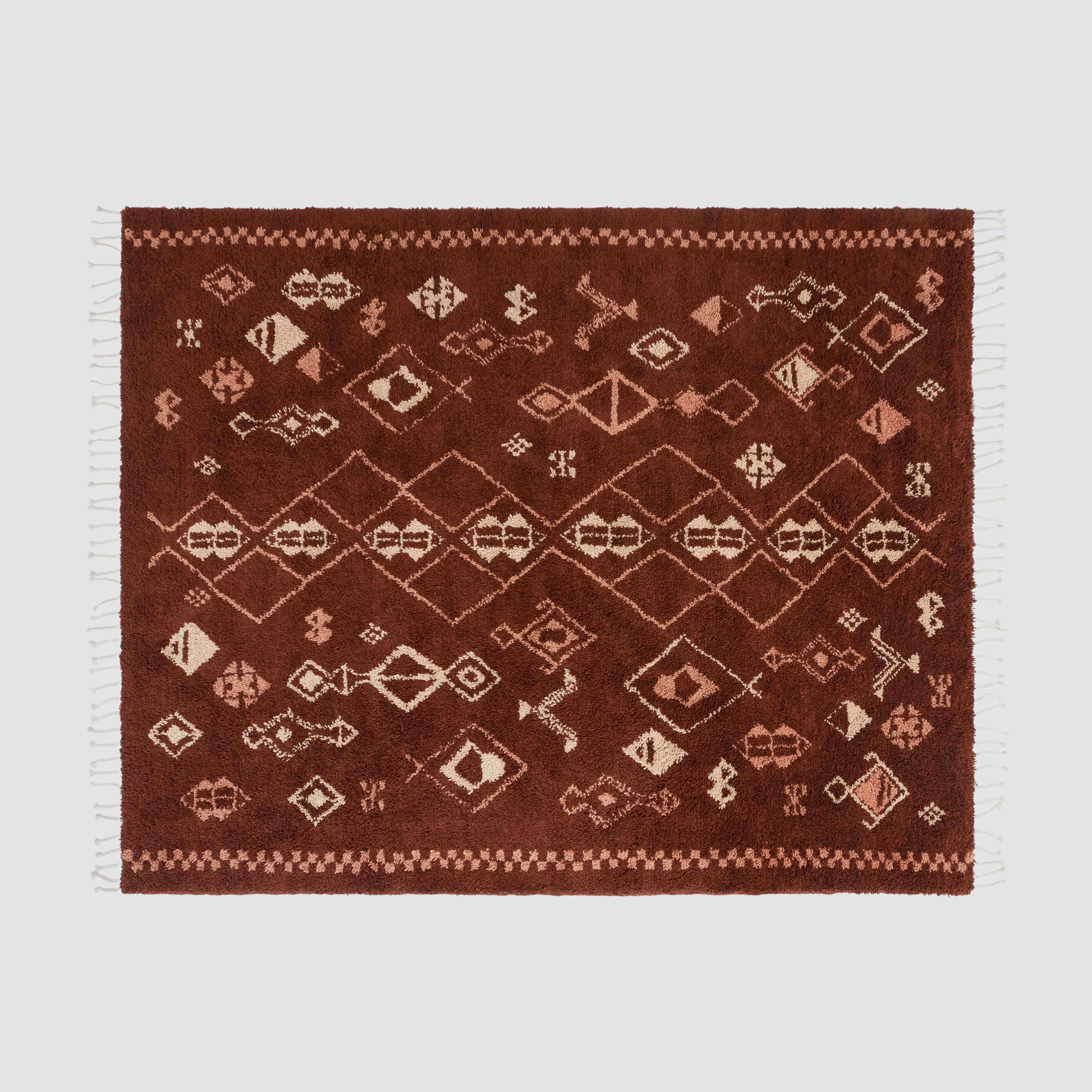 Mina Hand-Knotted Beni Ourain Area Rug - Image 5
