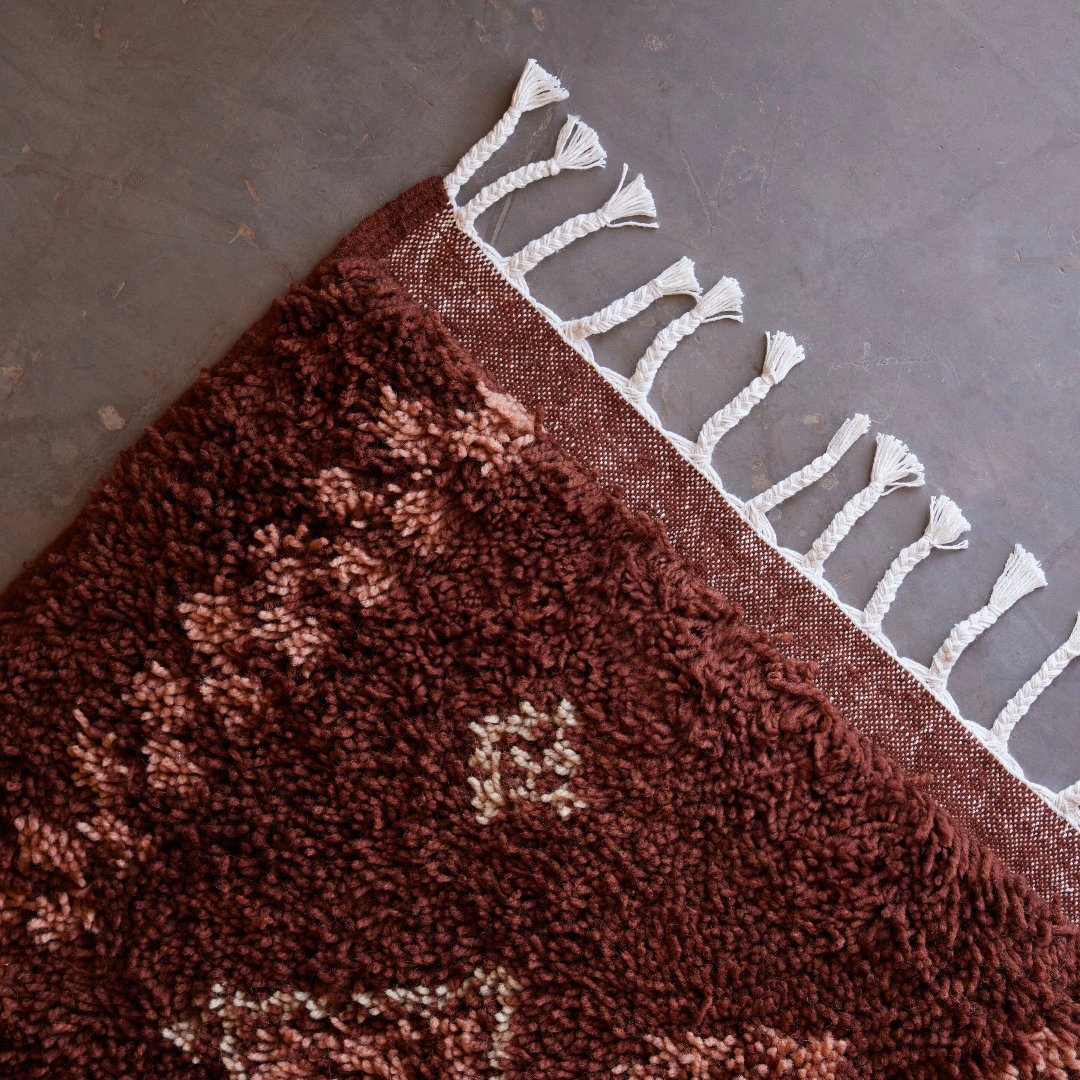 Mina Hand-Knotted Beni Ourain Area Rug - Image 9