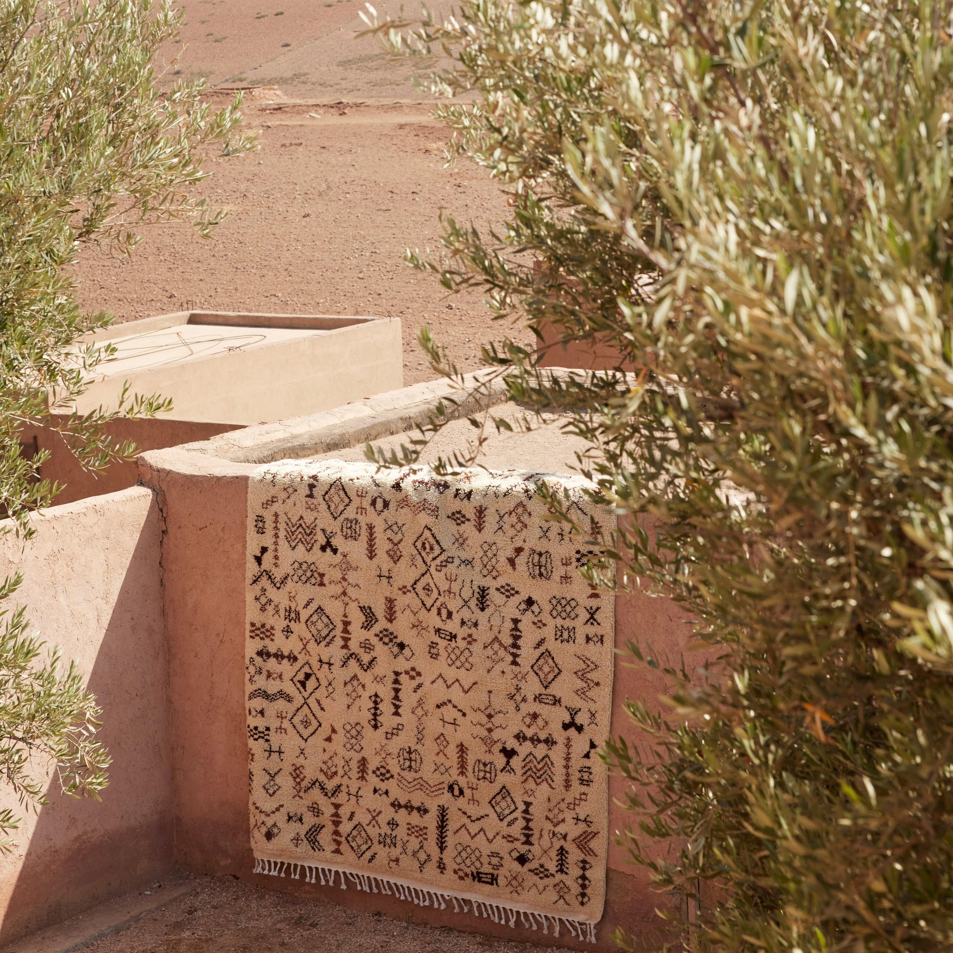 Nadia Hand-Knotted Beni Ourain Area Rug - Image 2