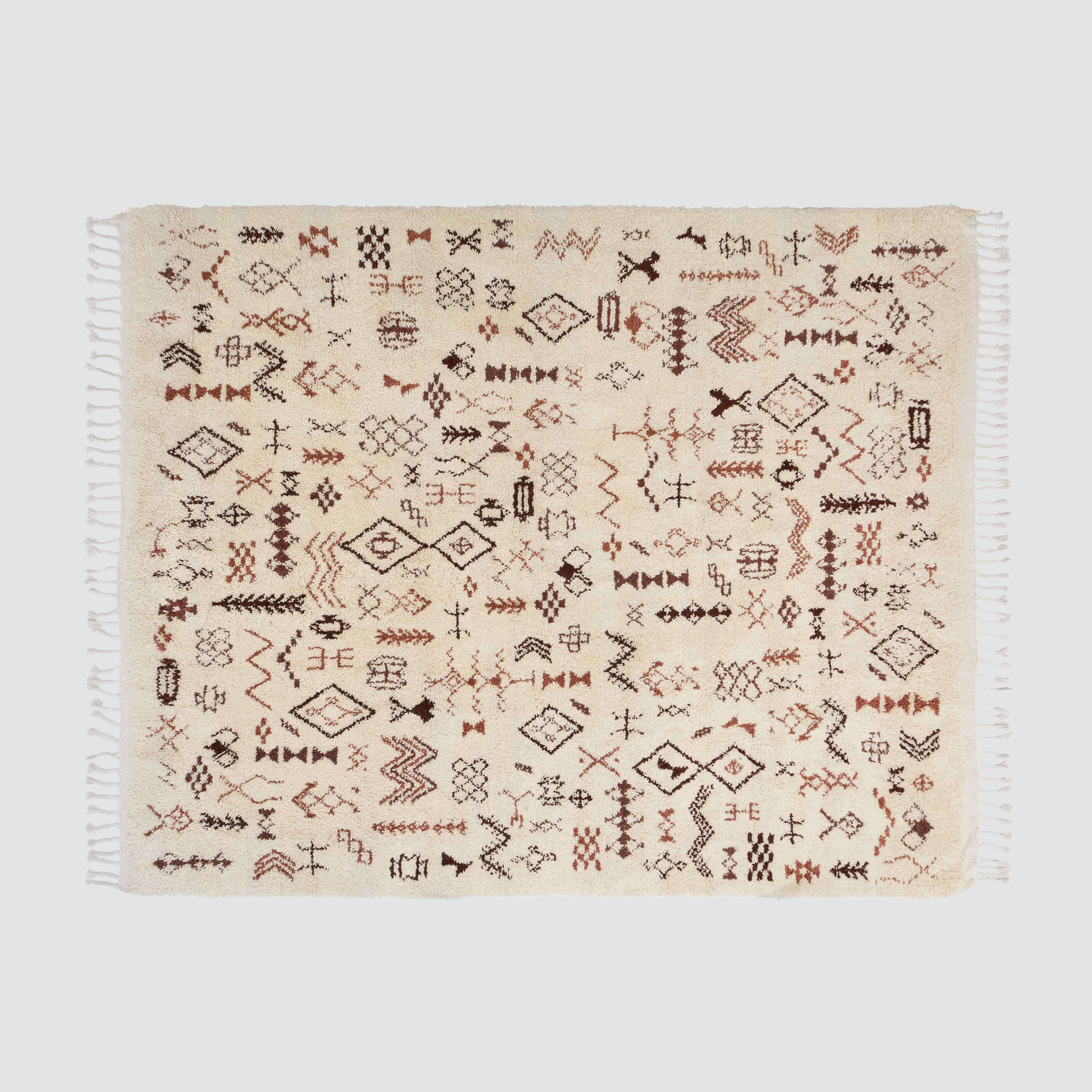 Nadia Hand-Knotted Beni Ourain Area Rug - Image 6