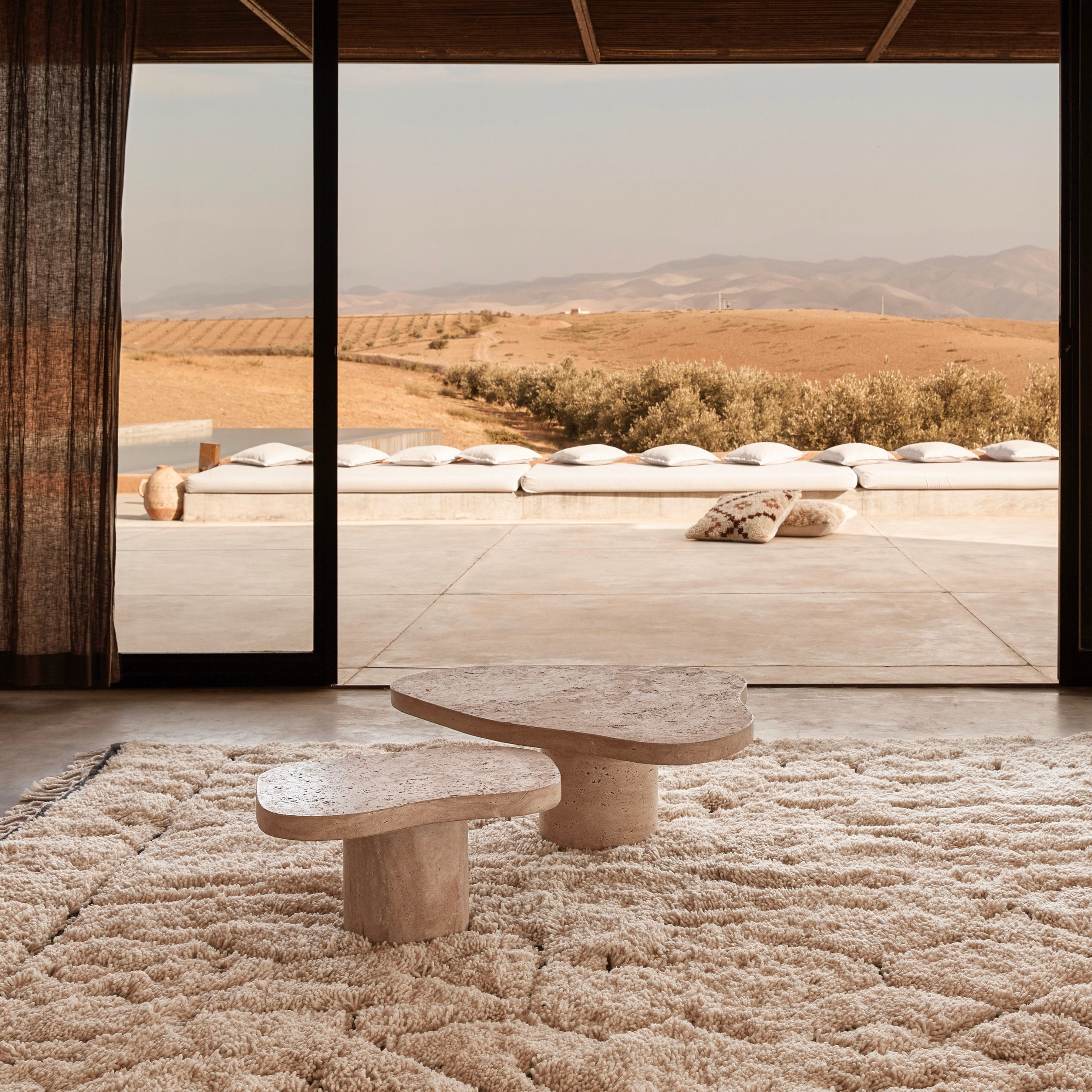 Nahla Hand-Knotted Beni Ourain Area Rug - Image 2