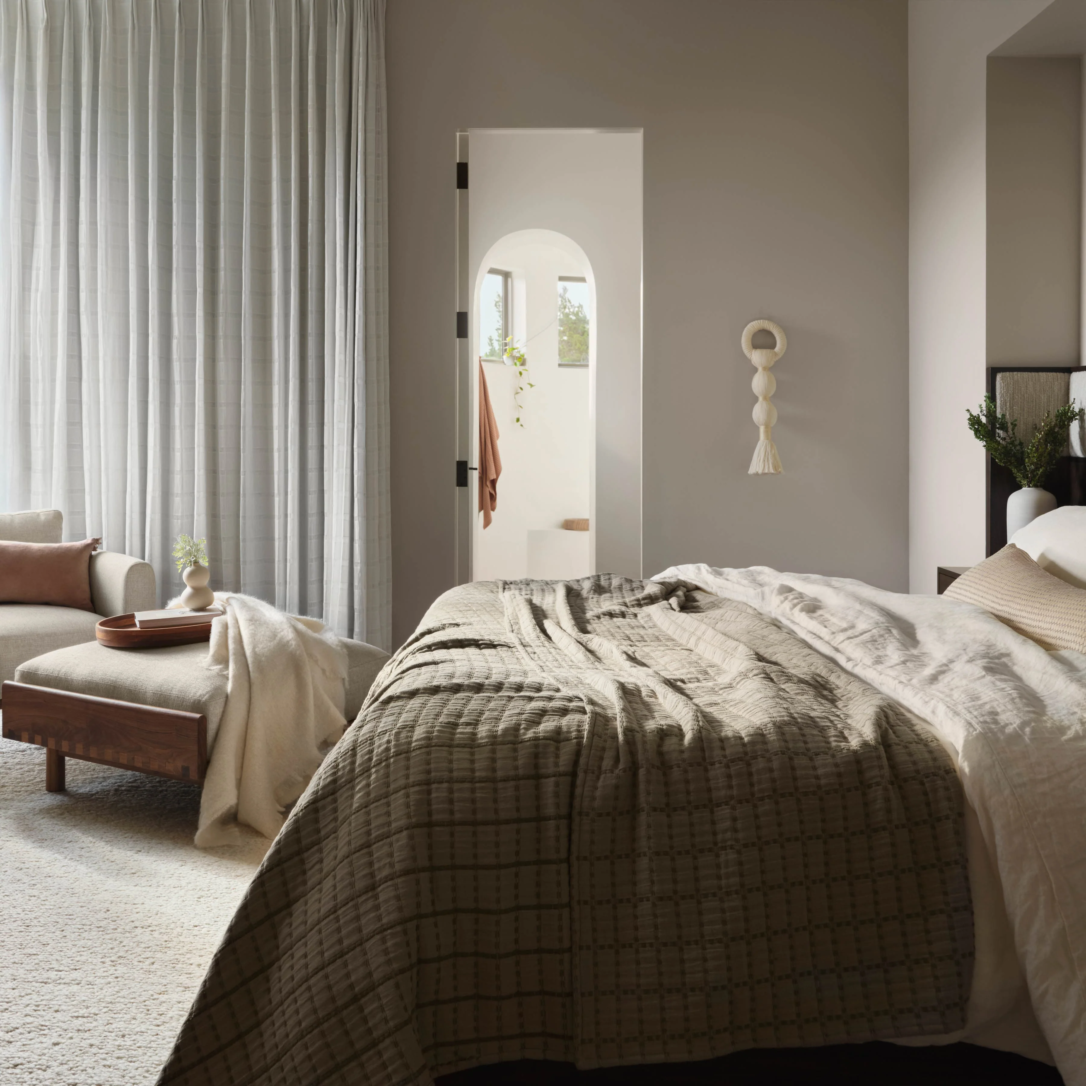 Naya Organic Cotton Quilted Bed Blanket - Image 7