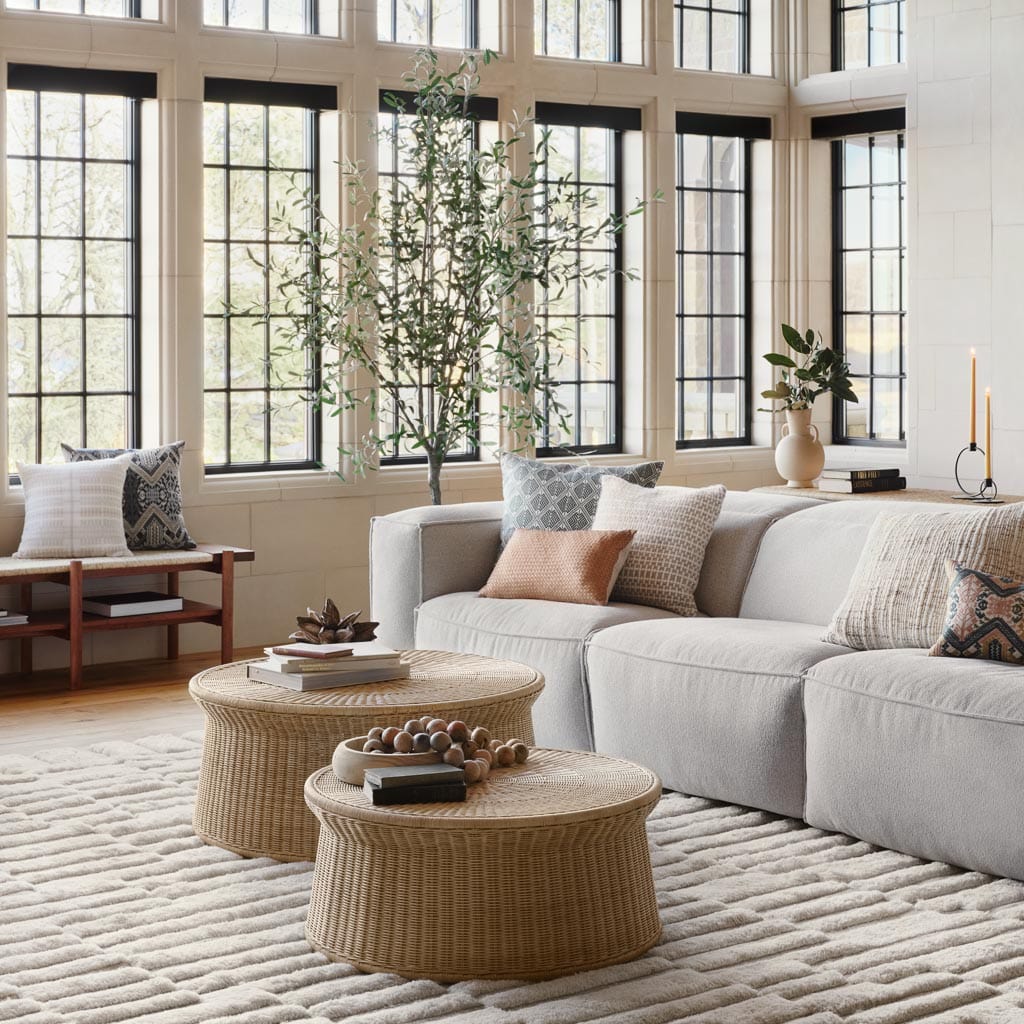 Ora Wicker Coffee Table - Image 2