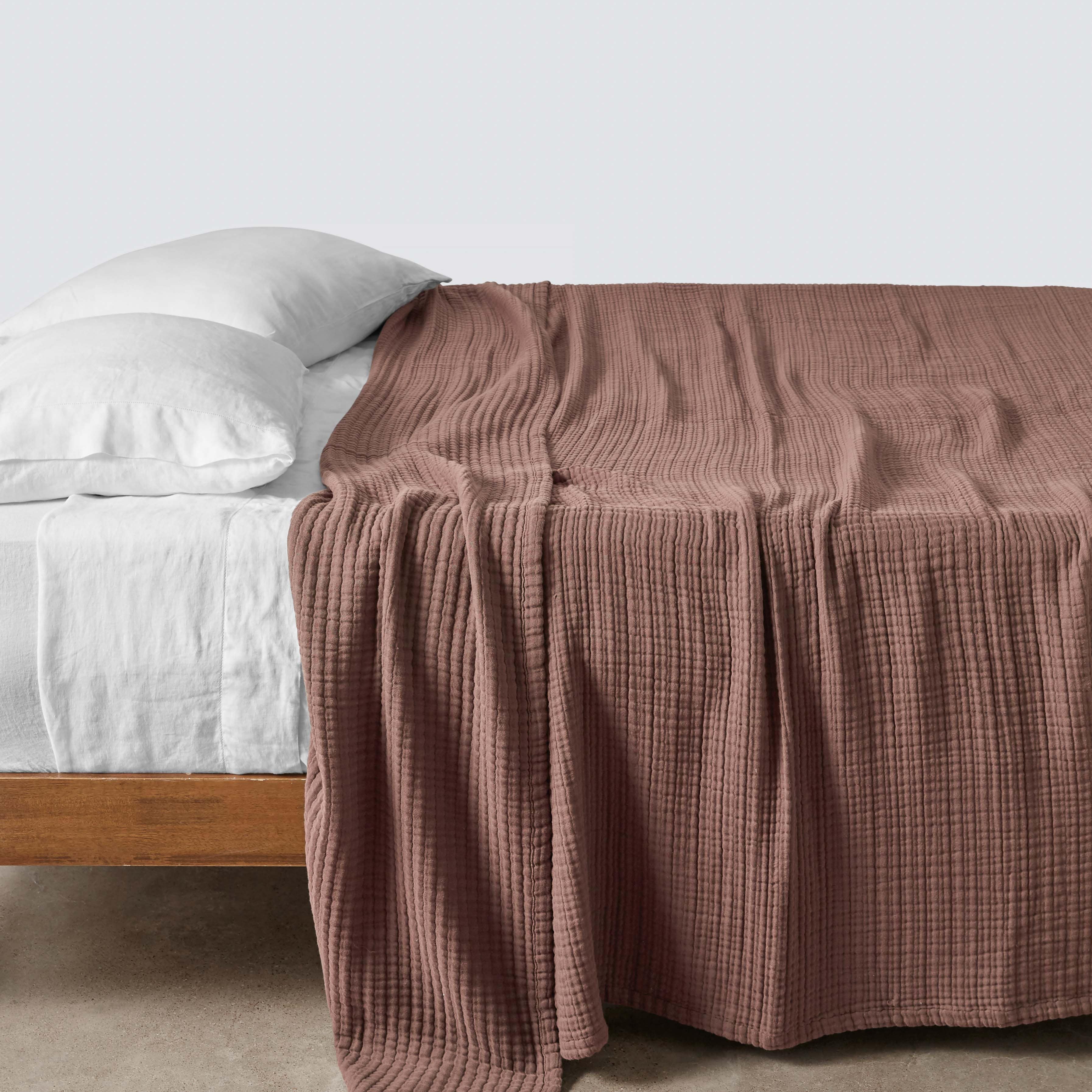 Organic Cotton Gauze Bed Blanket - Image 23