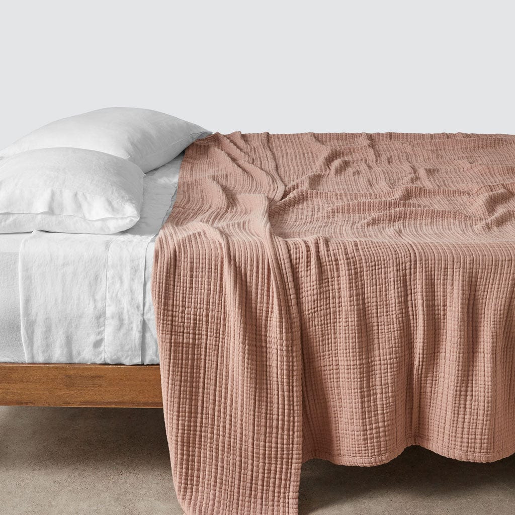 Organic Cotton Gauze Bed Blanket - Image 26