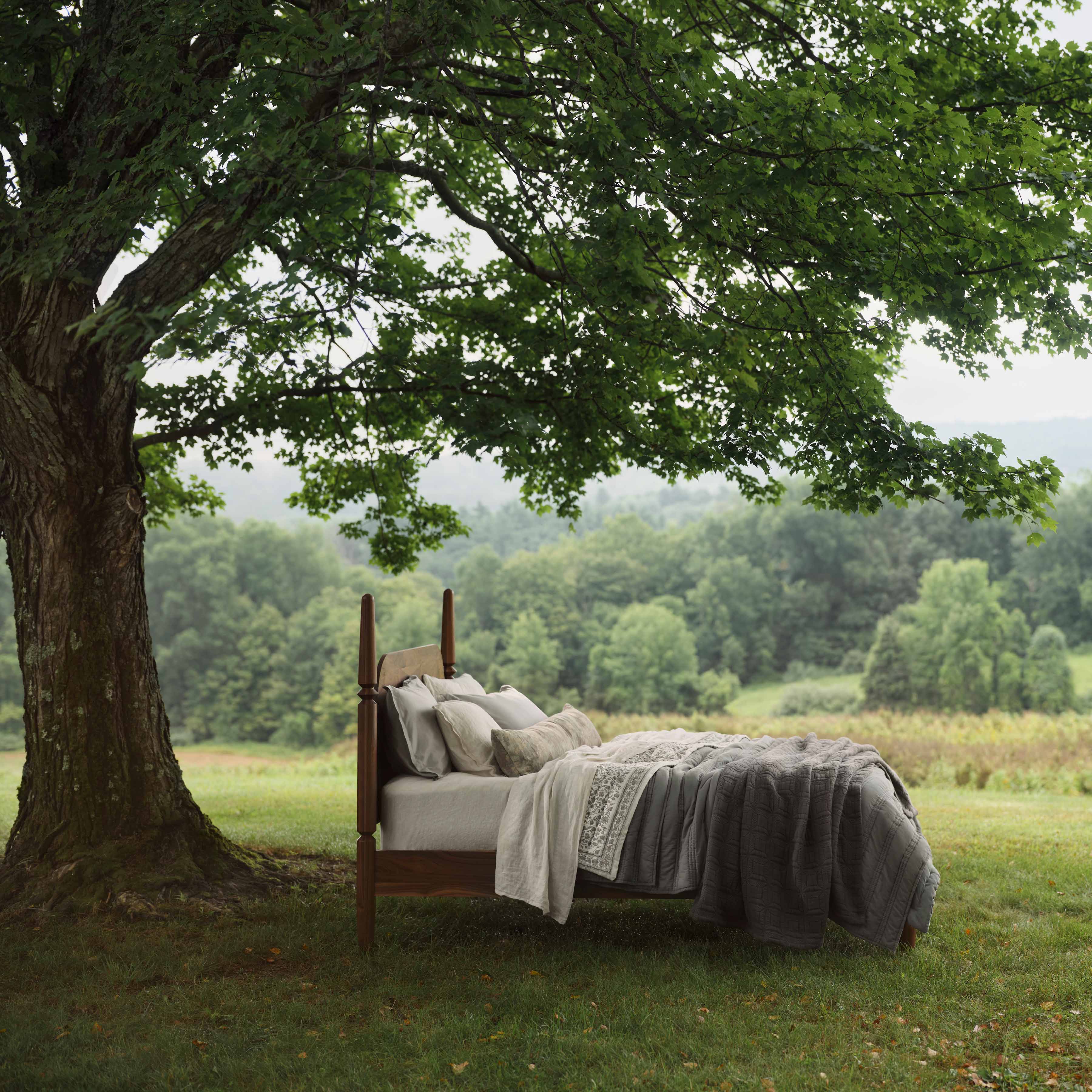 Organic Stonewashed Percale Channel Quilt - Image 13
