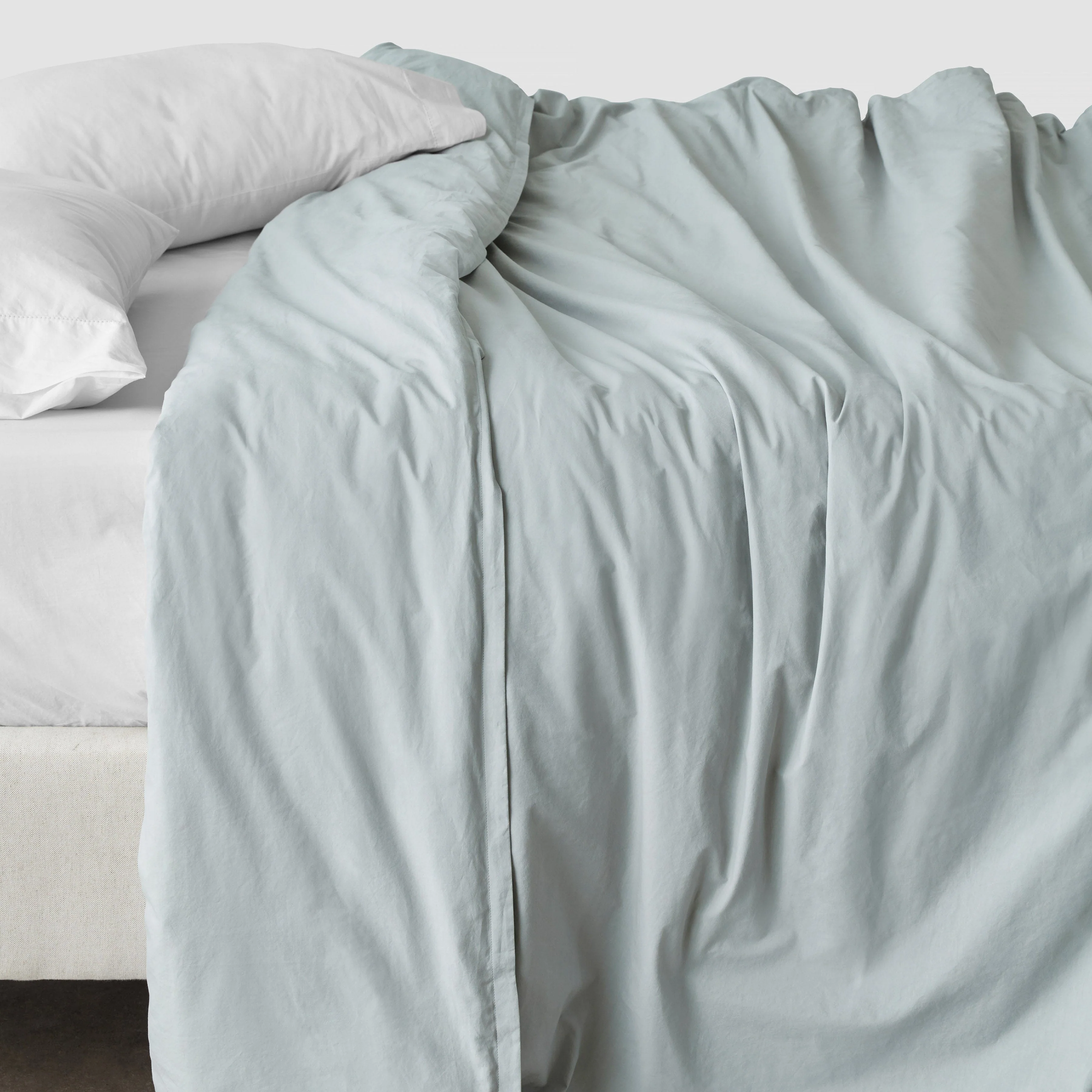 Stonewashed Organic Cotton Percale Duvet Cover - Image 16