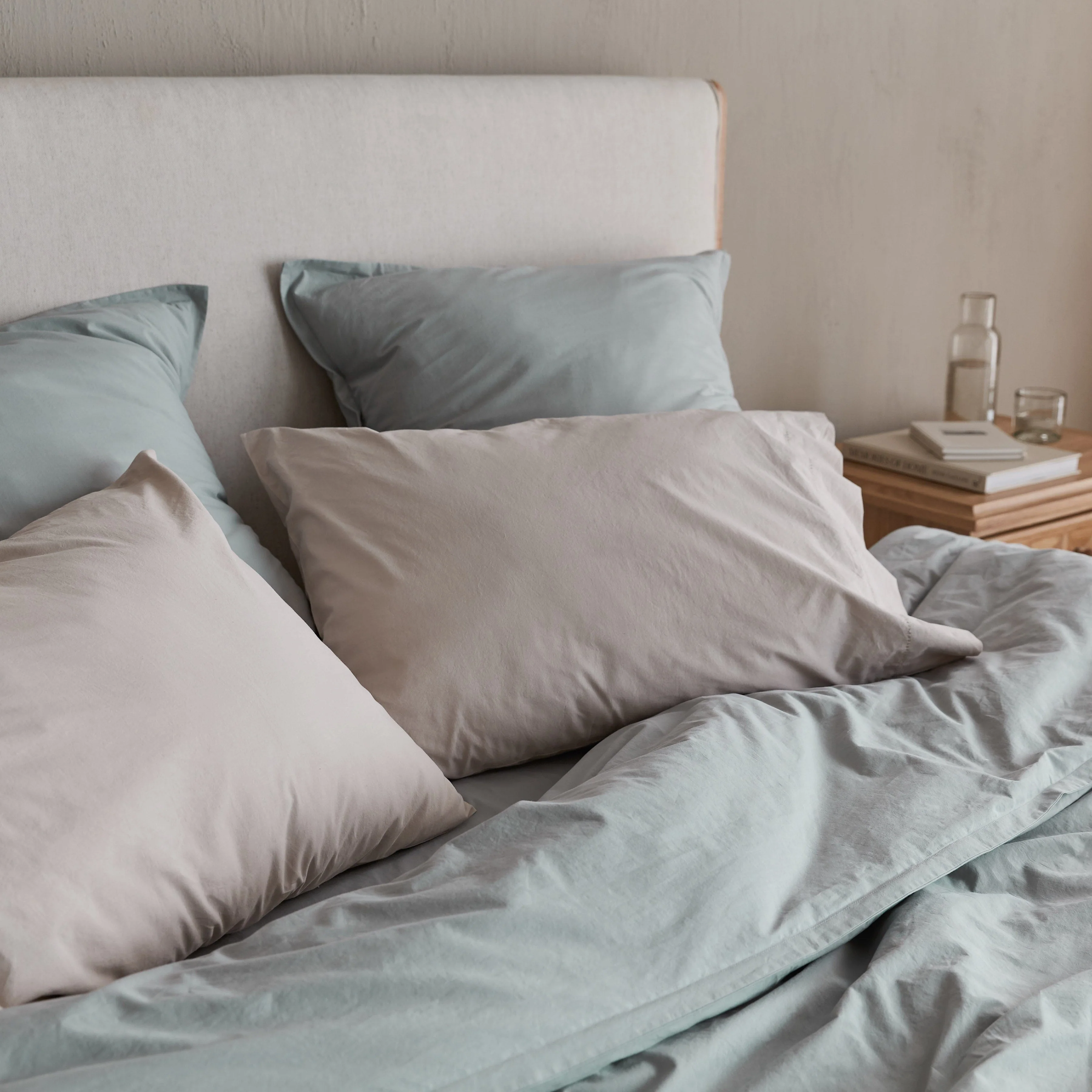 Stonewashed Organic Cotton Percale Duvet Cover - Image 18