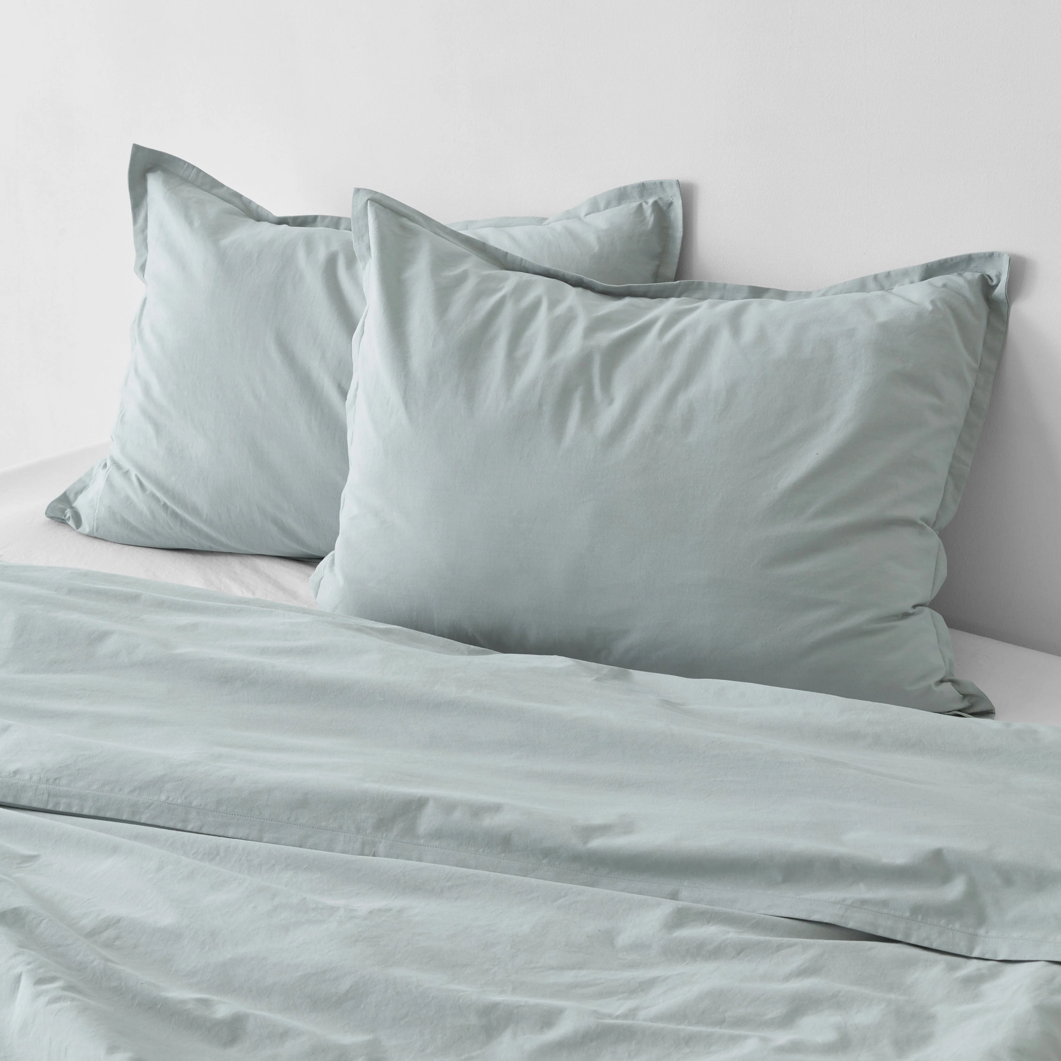 Stonewashed Organic Cotton Percale Duvet Cover - Image 21