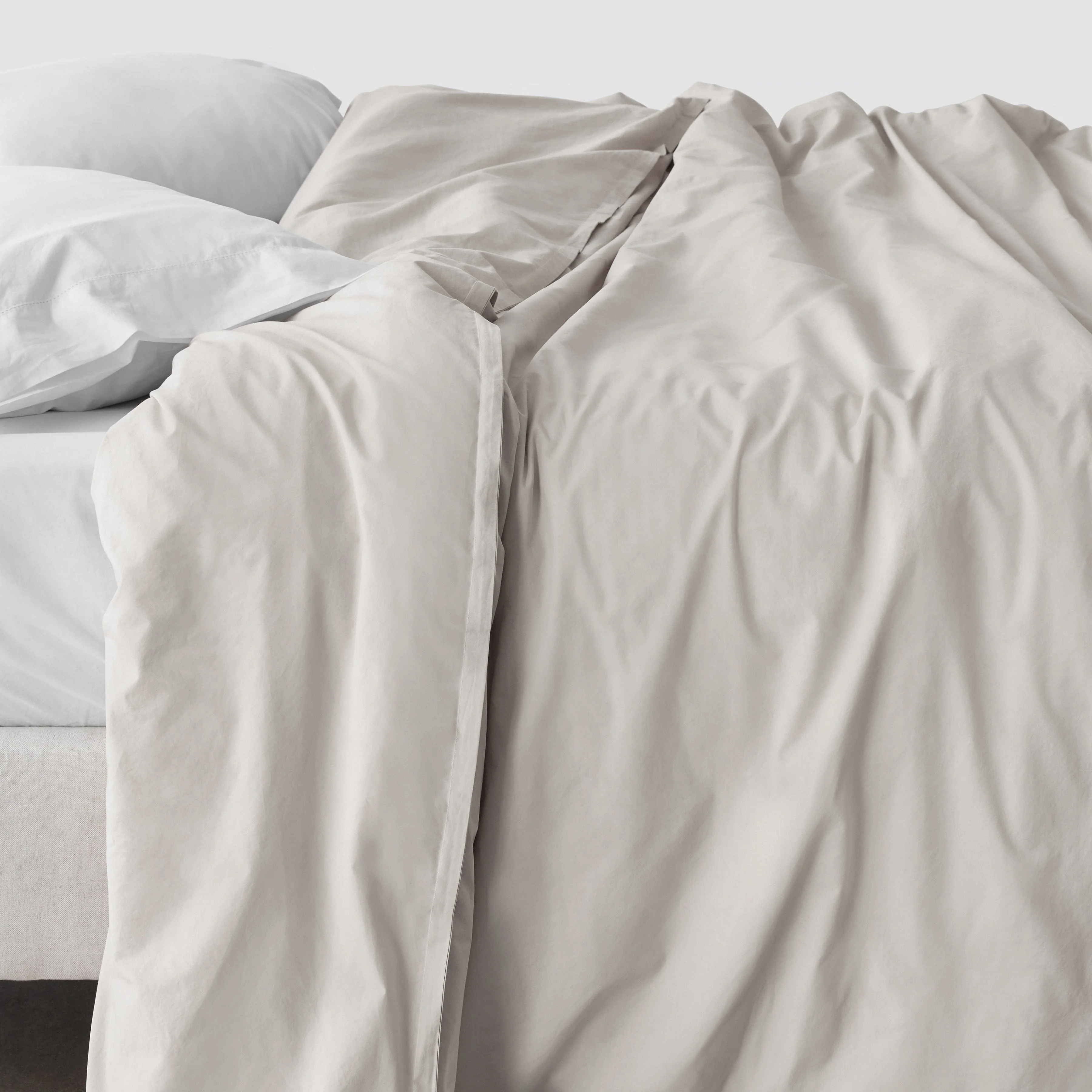 Stonewashed Organic Cotton Percale Duvet Cover - Image 22