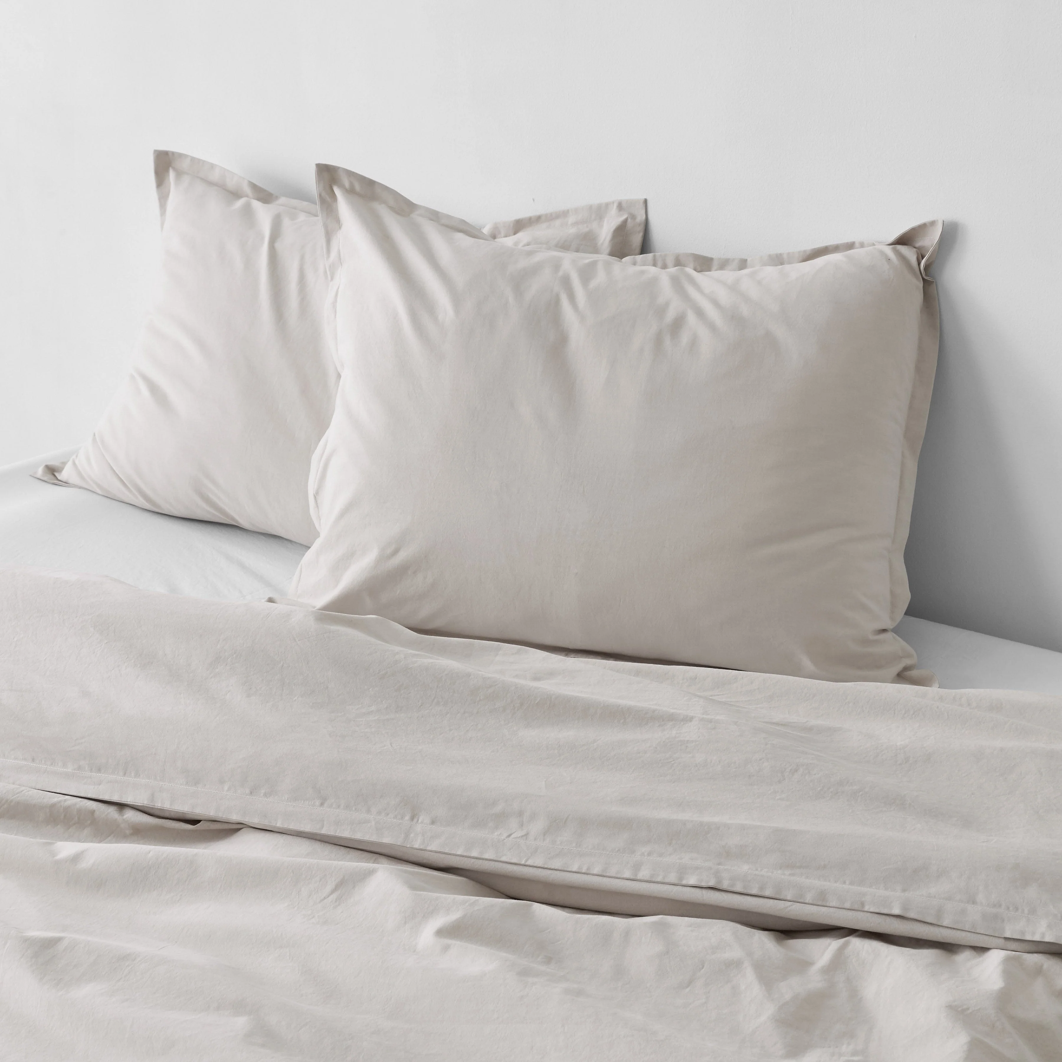 Stonewashed Organic Cotton Percale Duvet Cover - Image 24