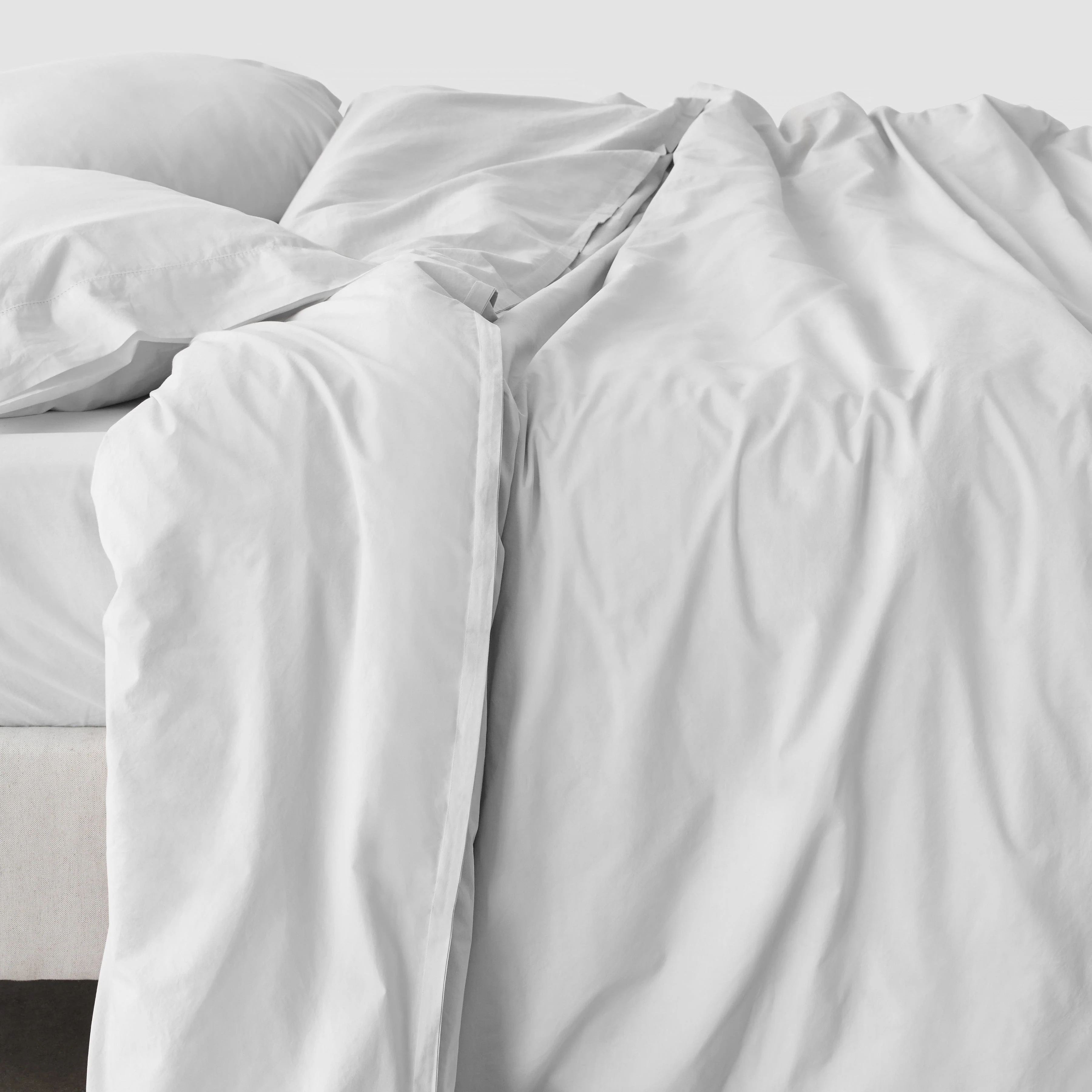 Stonewashed Organic Cotton Percale Duvet Cover - Image 26