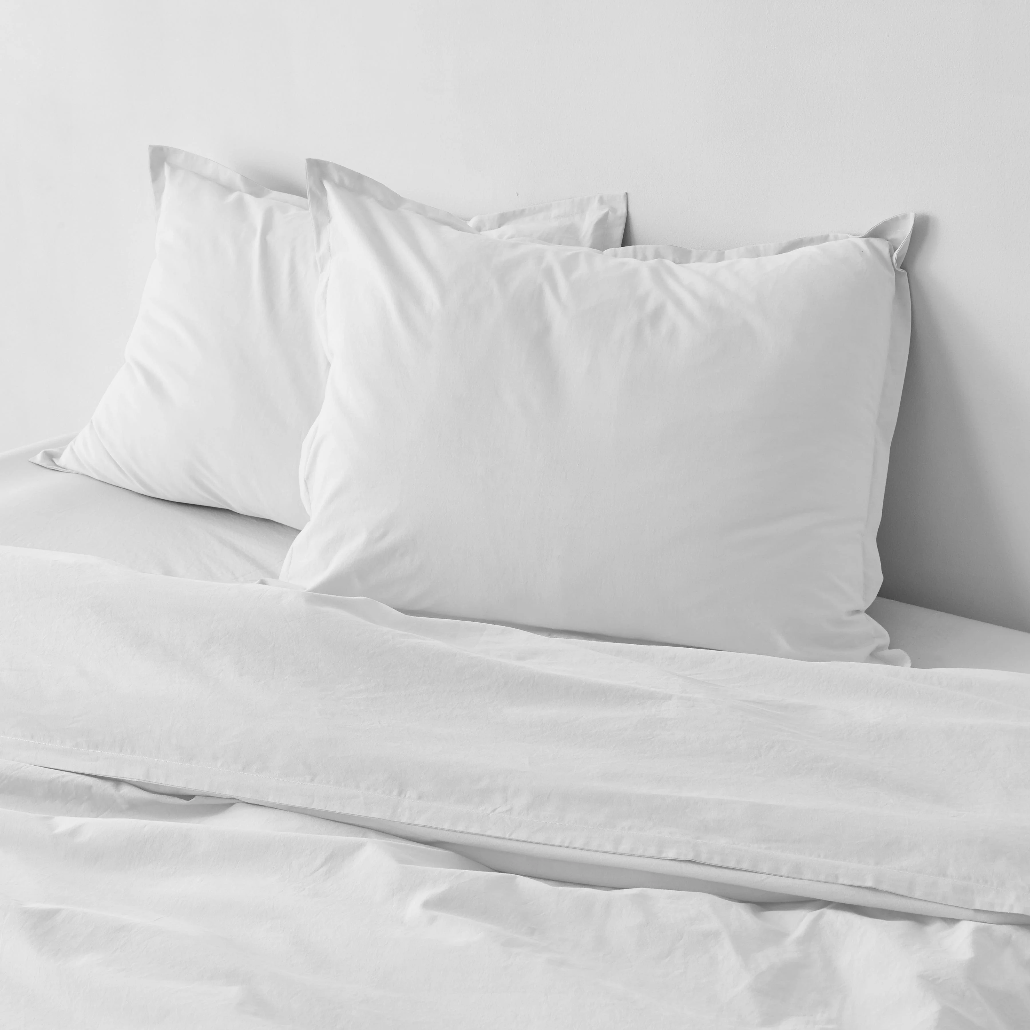 Stonewashed Organic Cotton Percale Duvet Cover - Image 28