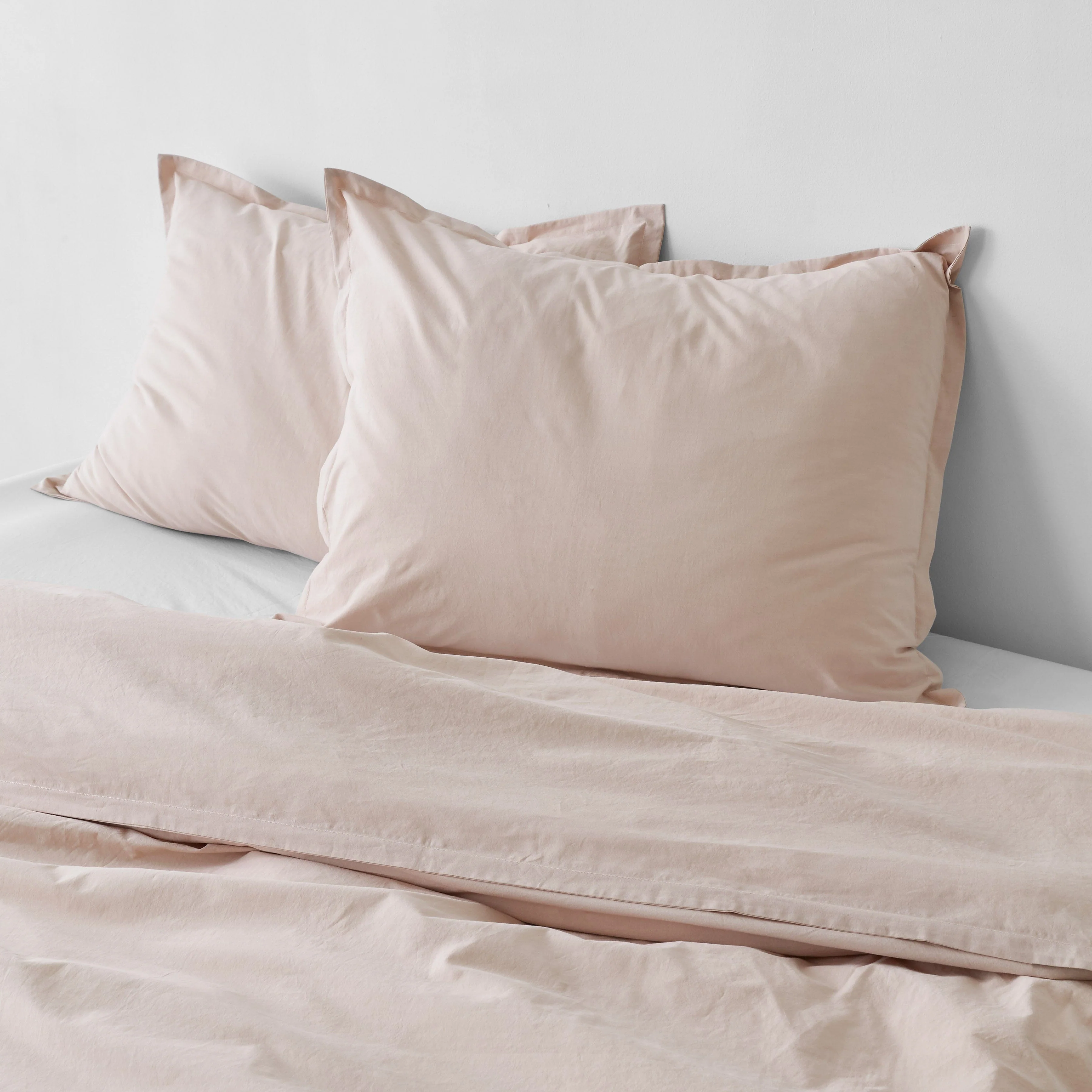 Stonewashed Organic Cotton Percale Duvet Cover - Image 34