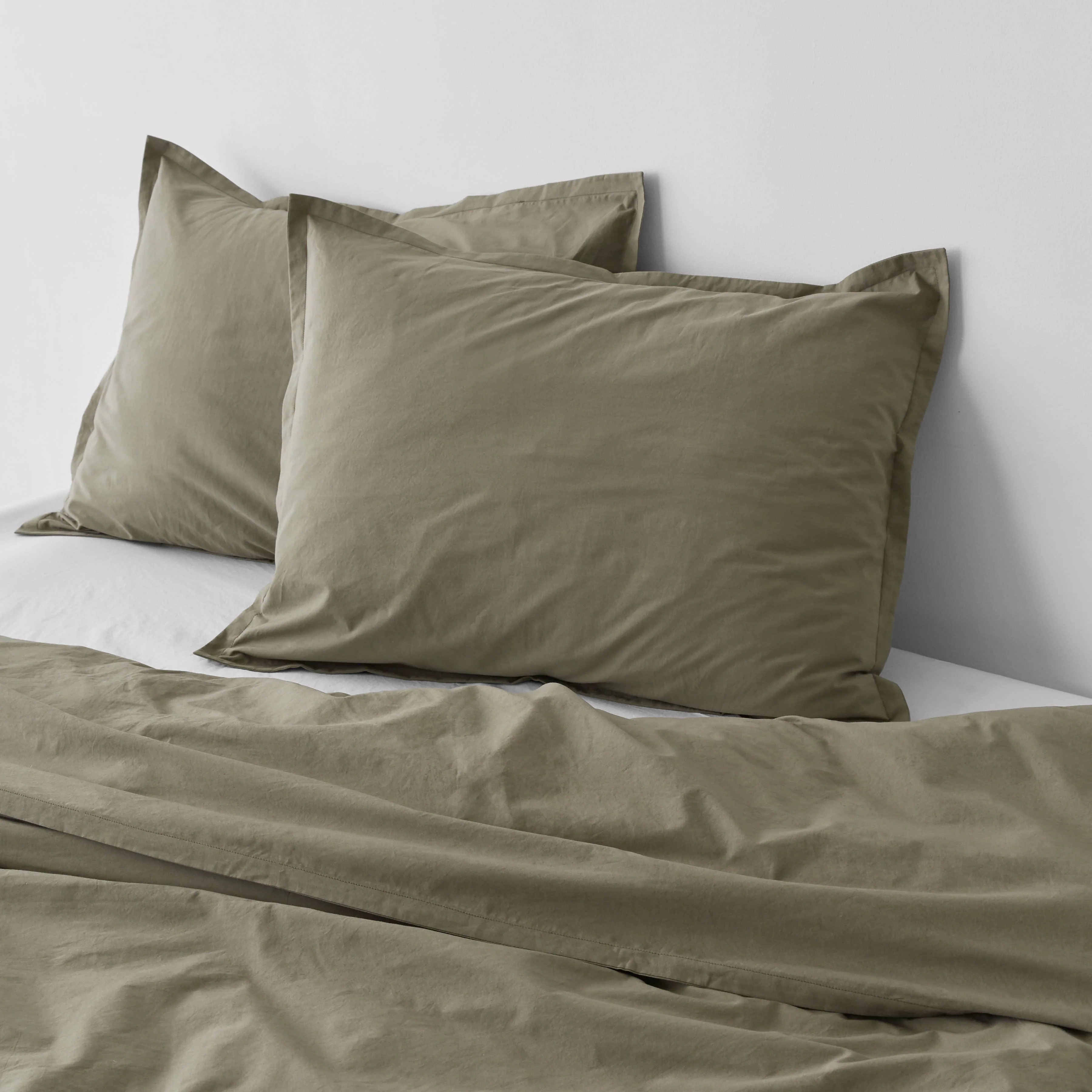 Stonewashed Organic Cotton Percale Duvet Cover - Image 39