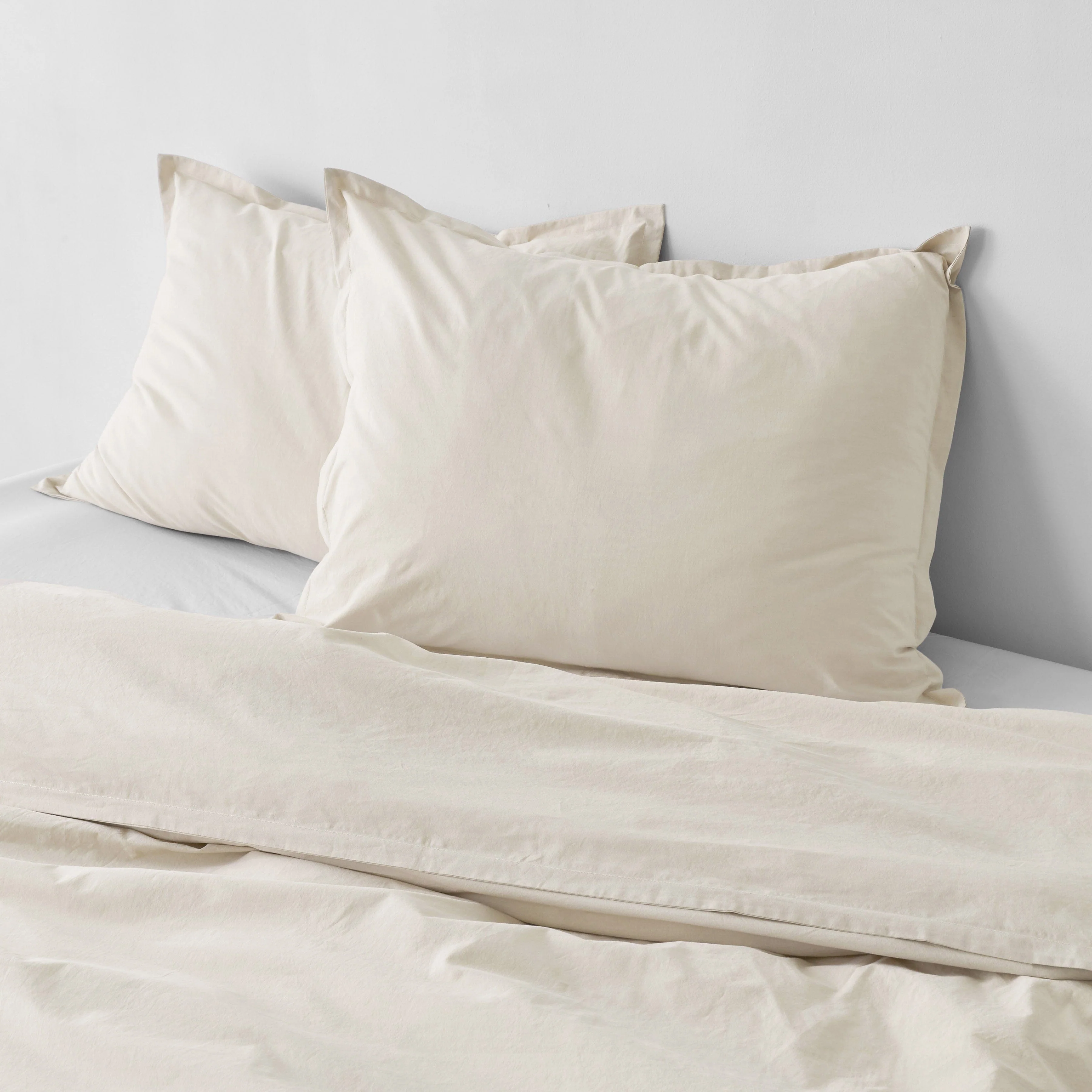 Stonewashed Organic Cotton Percale Duvet Cover - Image 5