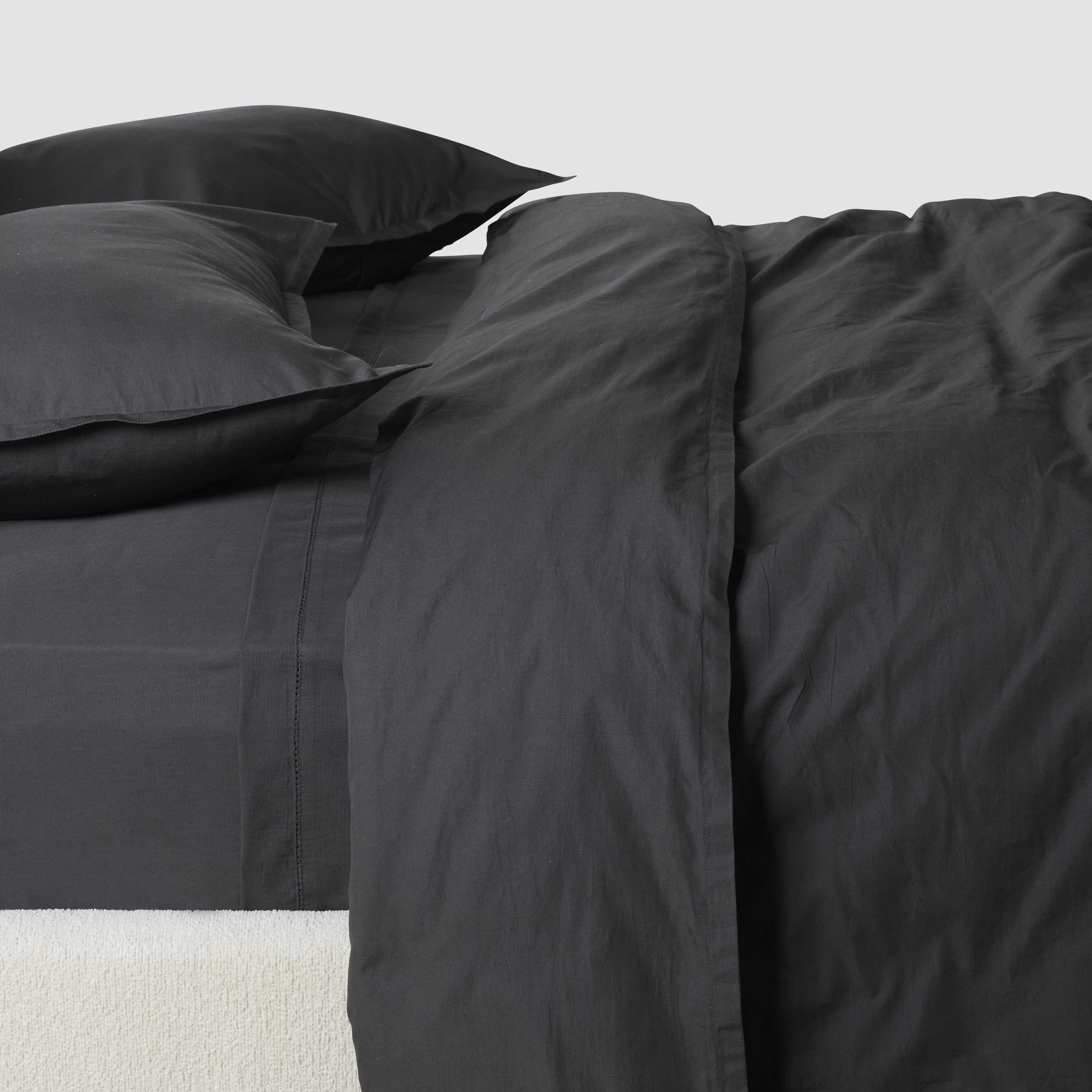 Stonewashed Organic Cotton Percale Duvet Cover - Image 56