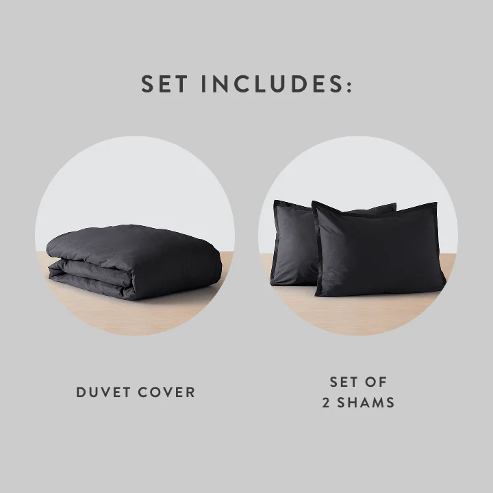 Stonewashed Organic Cotton Percale Duvet Cover - Image 60