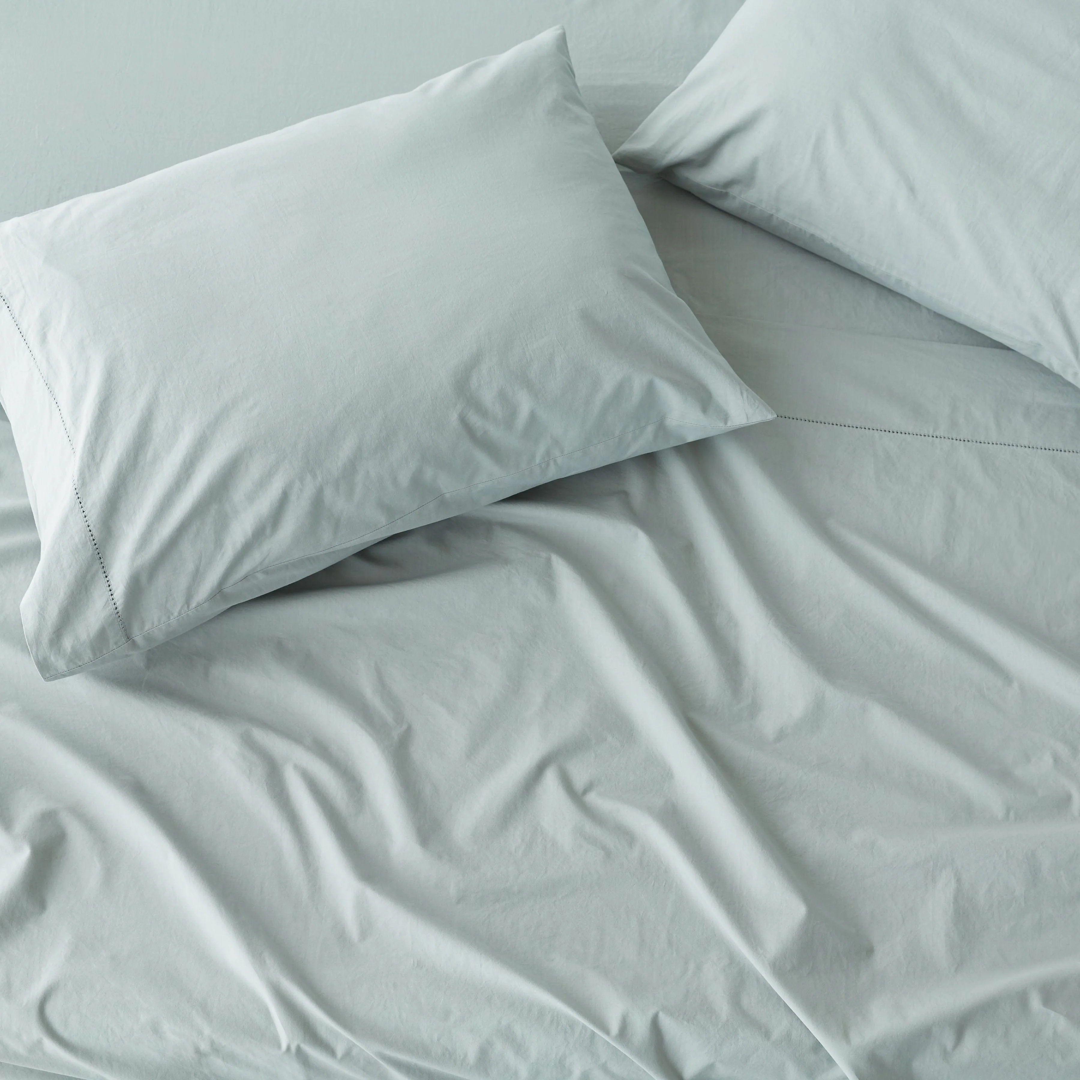 Stonewashed Organic Cotton Percale Pillowcases - Image 12