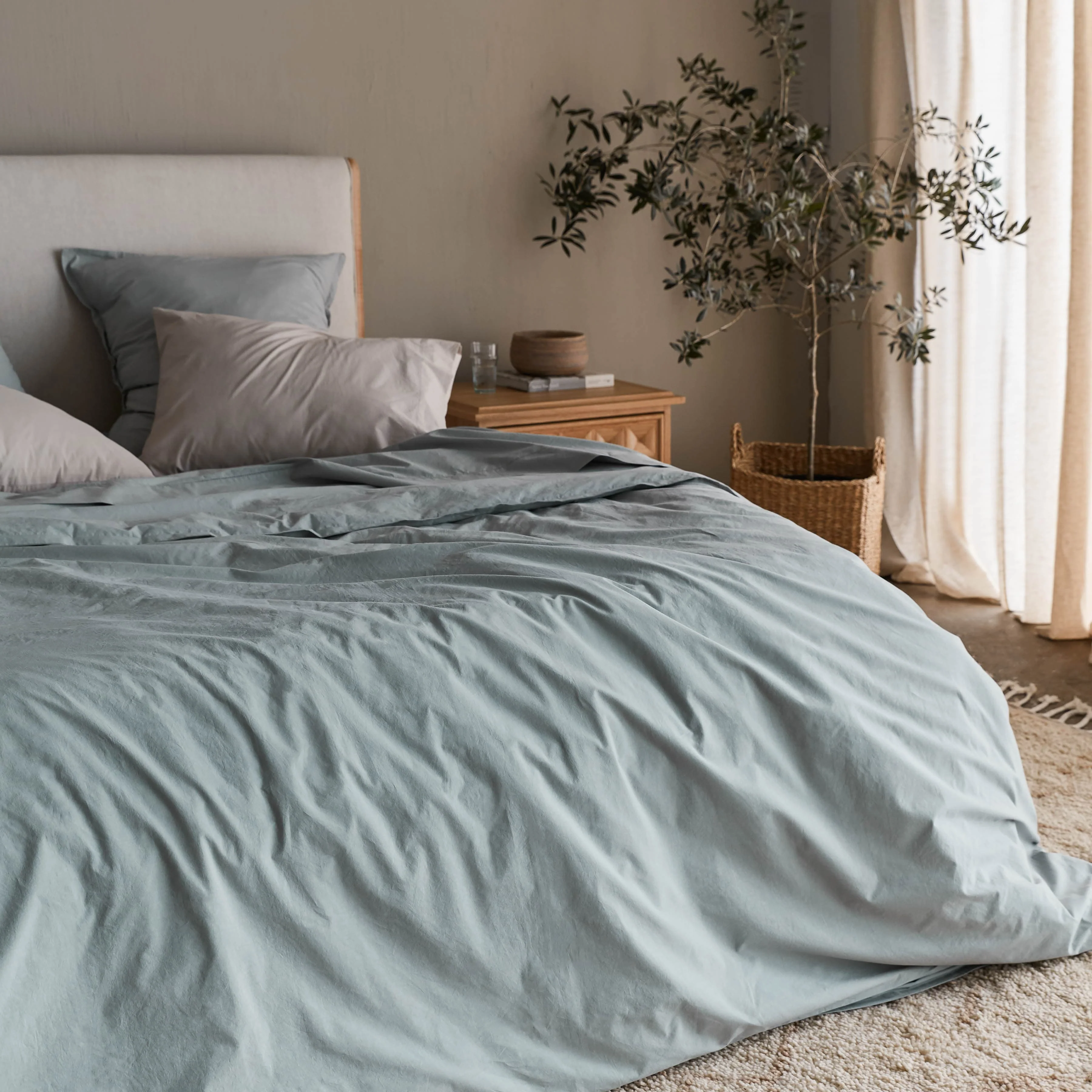 Stonewashed Organic Cotton Percale Pillowcases - Image 13