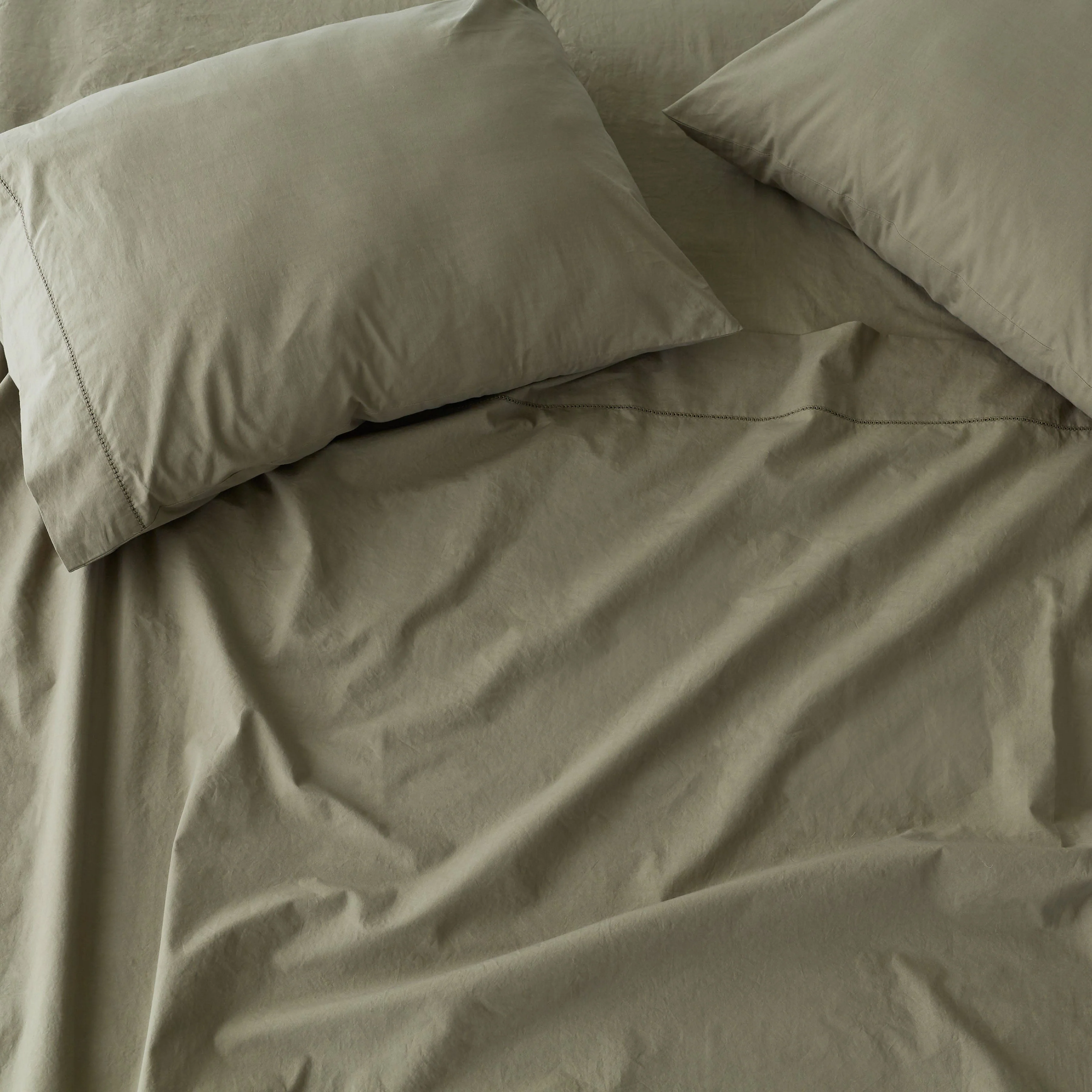 Stonewashed Organic Cotton Percale Pillowcases - Image 17