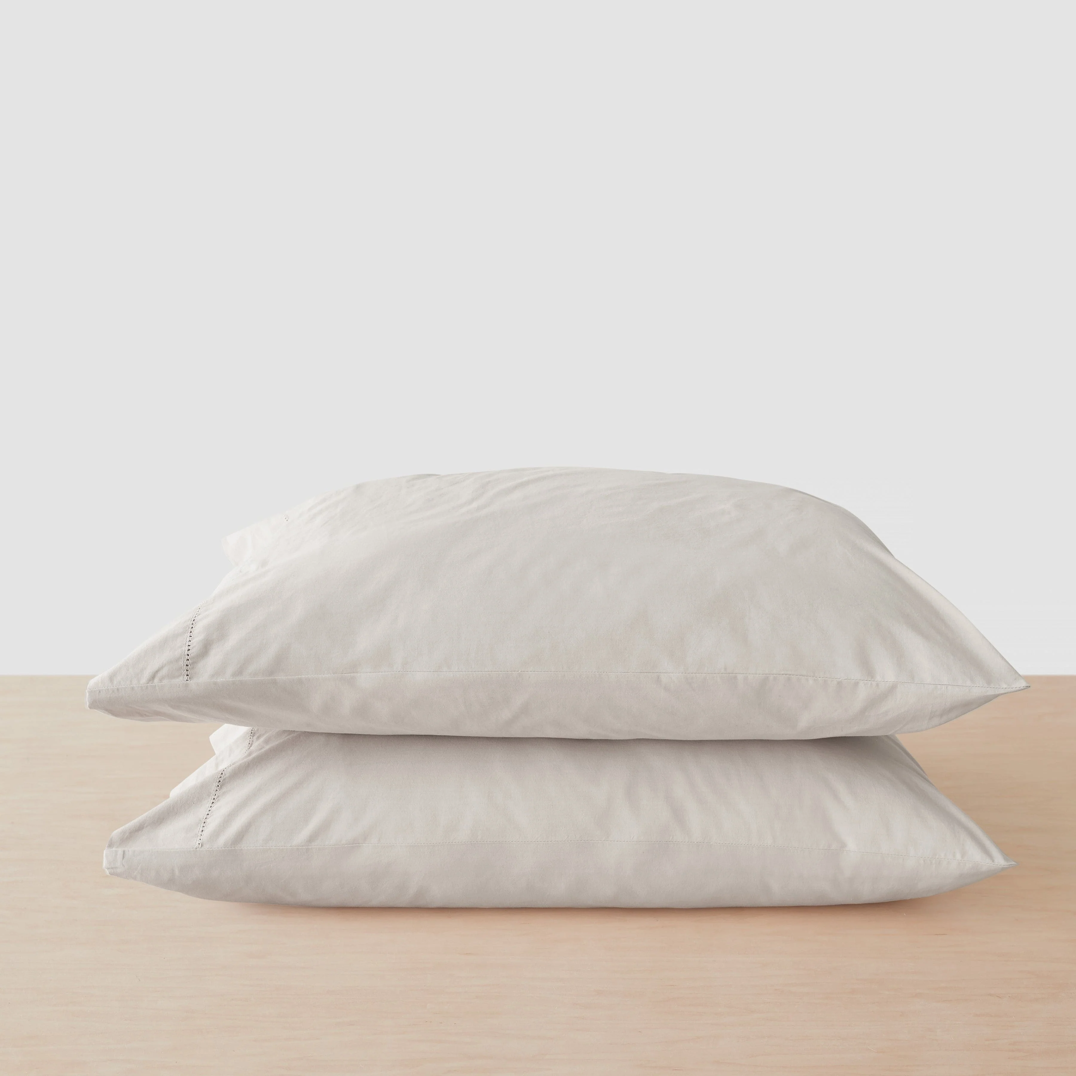 Stonewashed Organic Cotton Percale Pillowcases - Image 2
