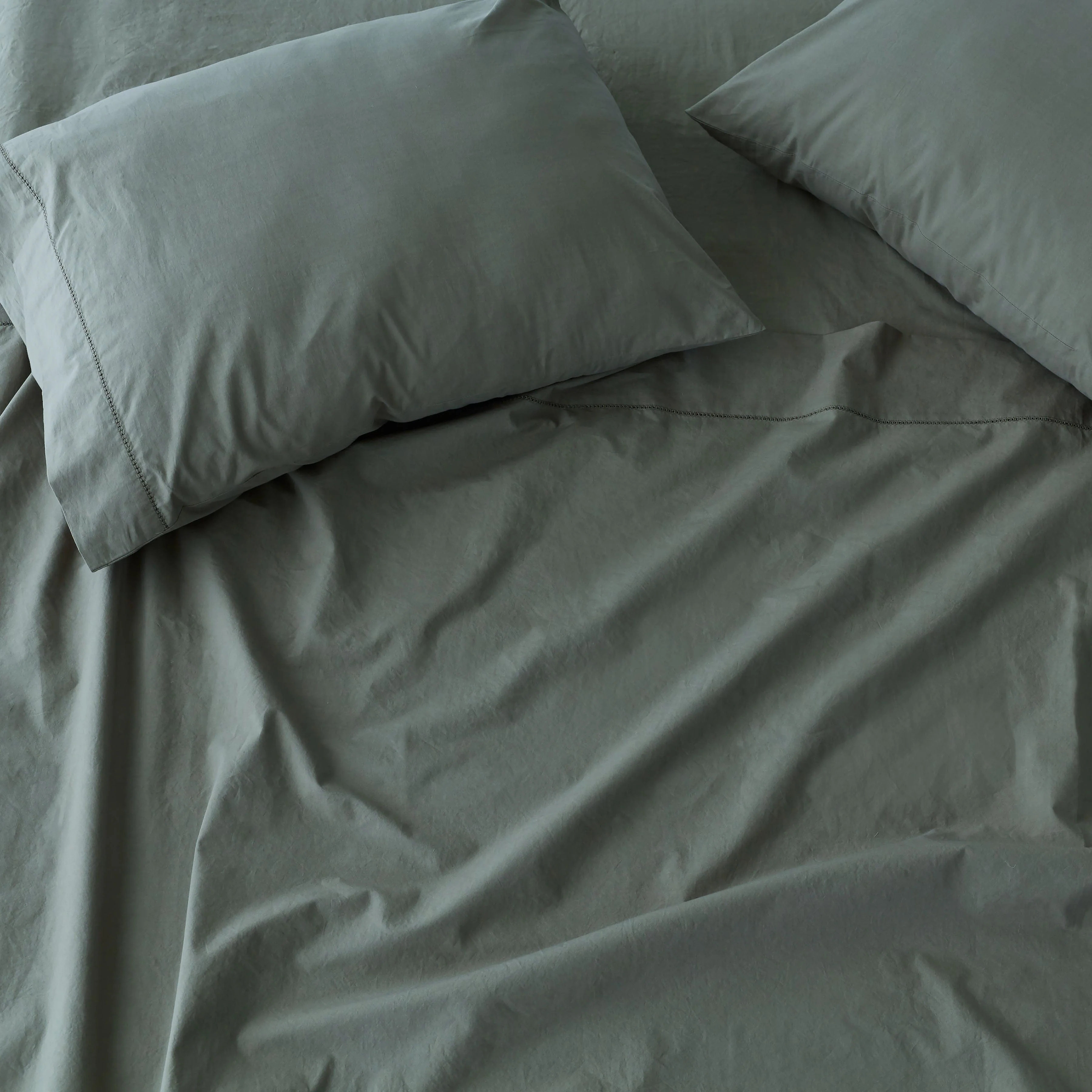 Stonewashed Organic Cotton Percale Pillowcases - Image 22