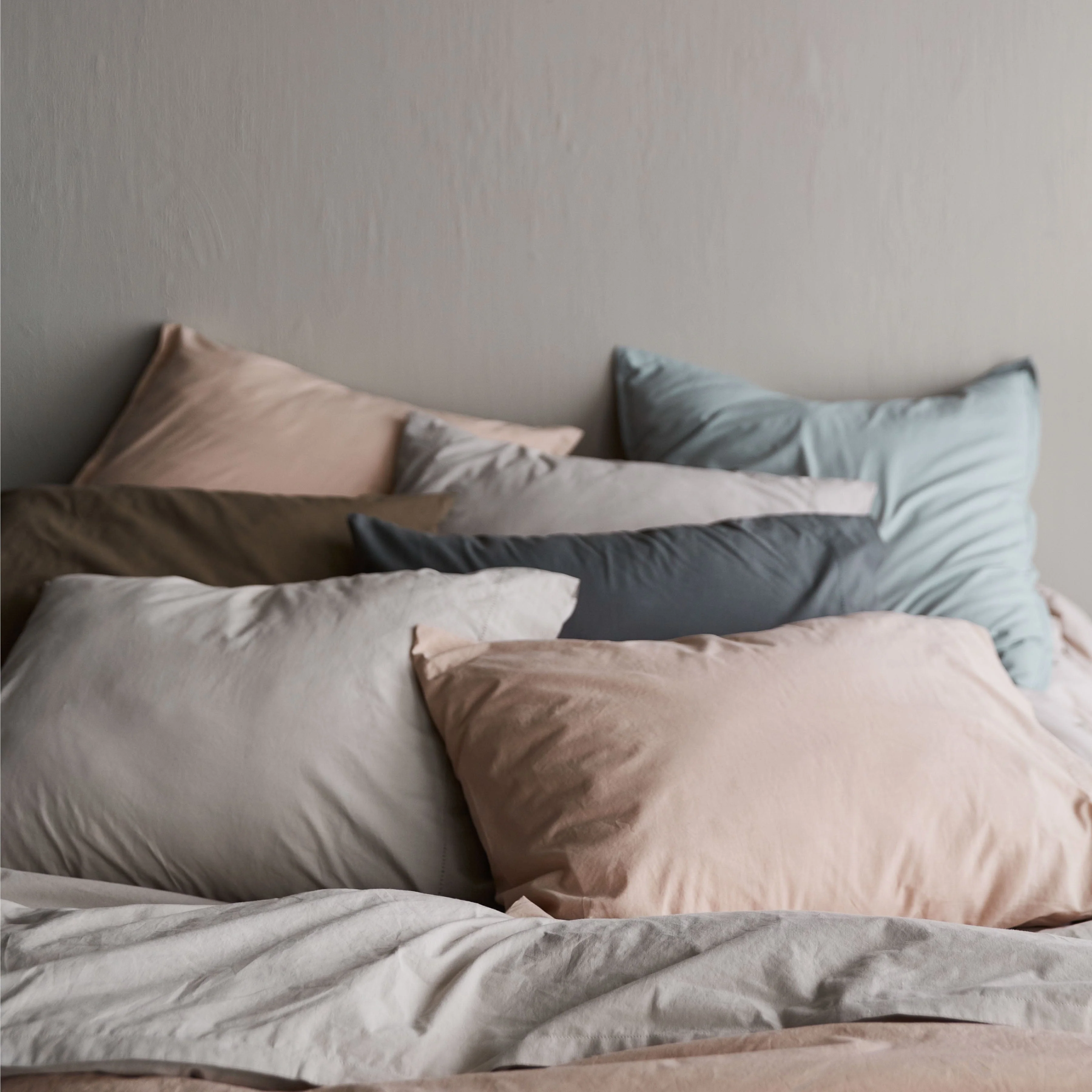 Stonewashed Organic Cotton Percale Pillowcases - Image 30