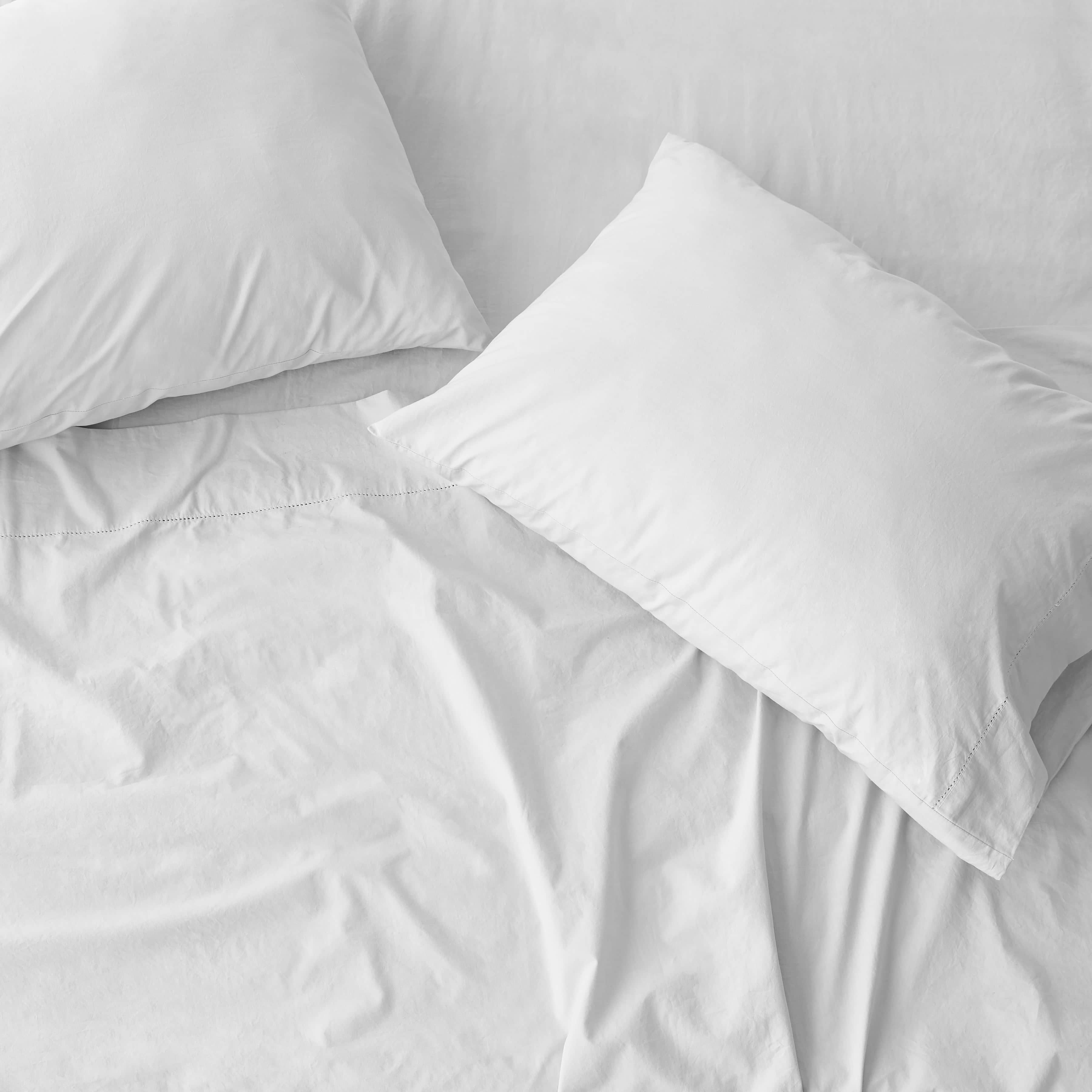 Stonewashed Organic Cotton Percale Pillowcases - Image 35
