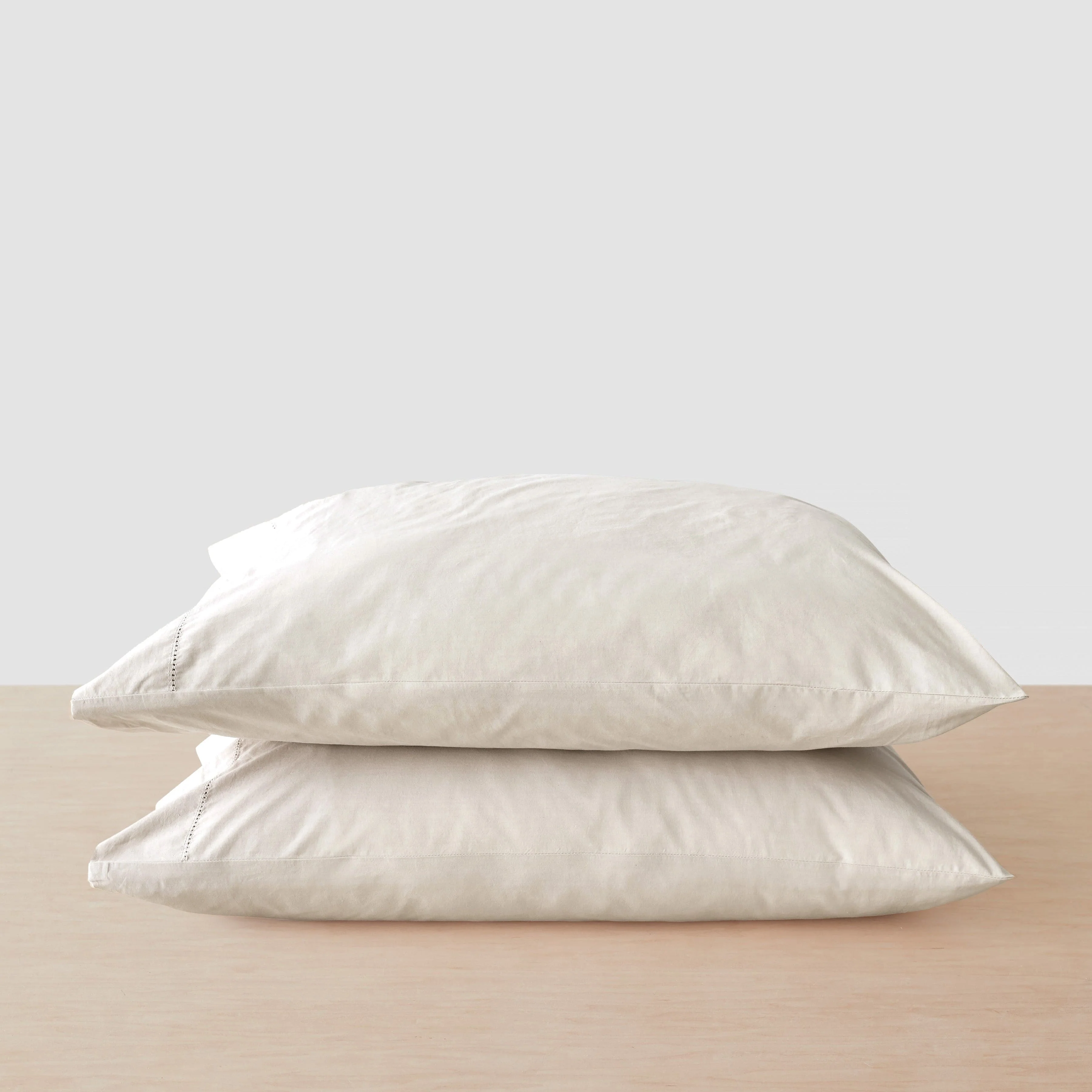 Stonewashed Organic Cotton Percale Pillowcases - Image 7