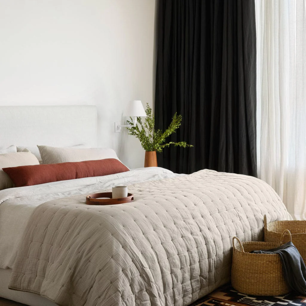 Prisha Linen Lumbar Pillow - Image 4