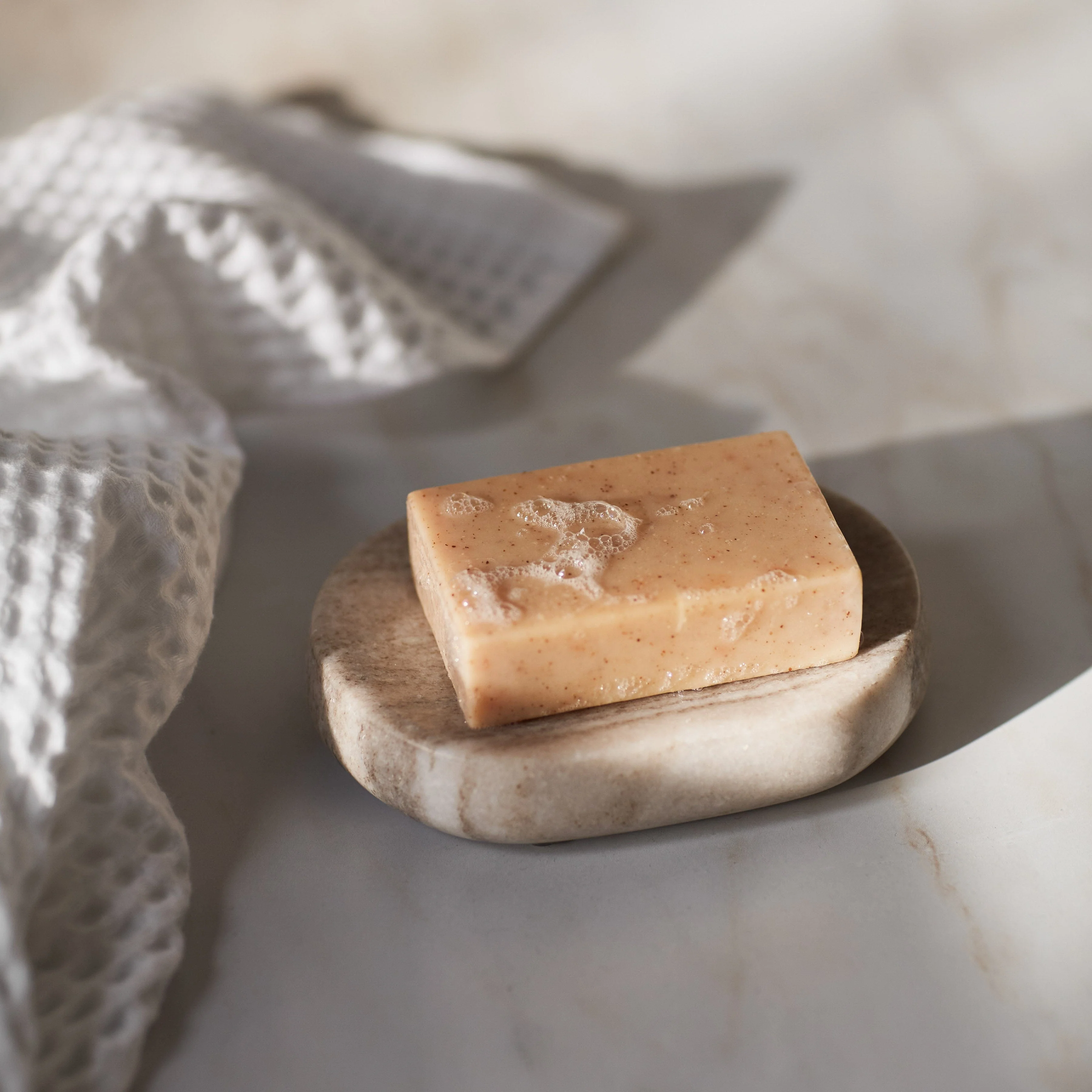 Riya Marble Soap Dish - Image 3