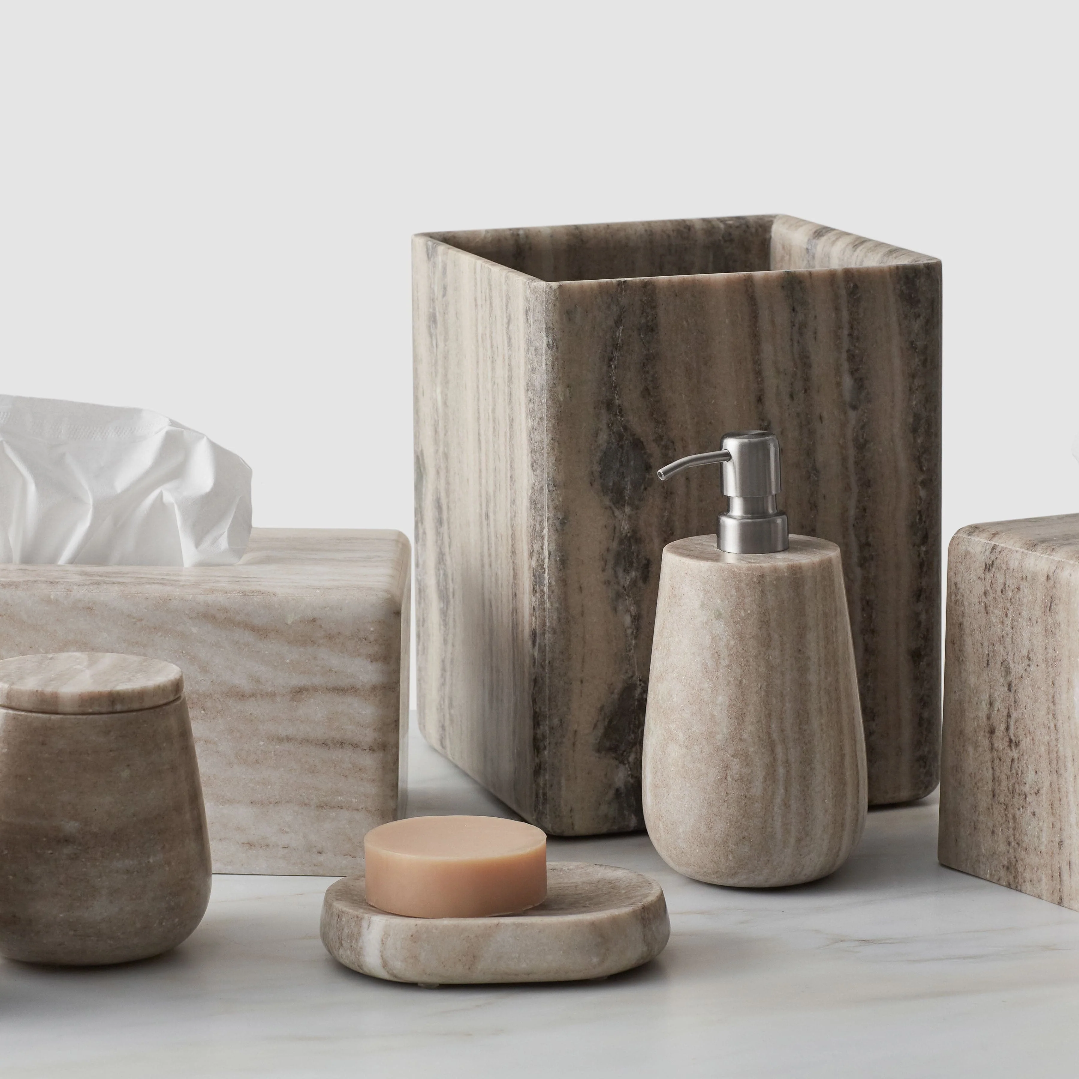 Riya Marble Soap Dispenser - Image 2