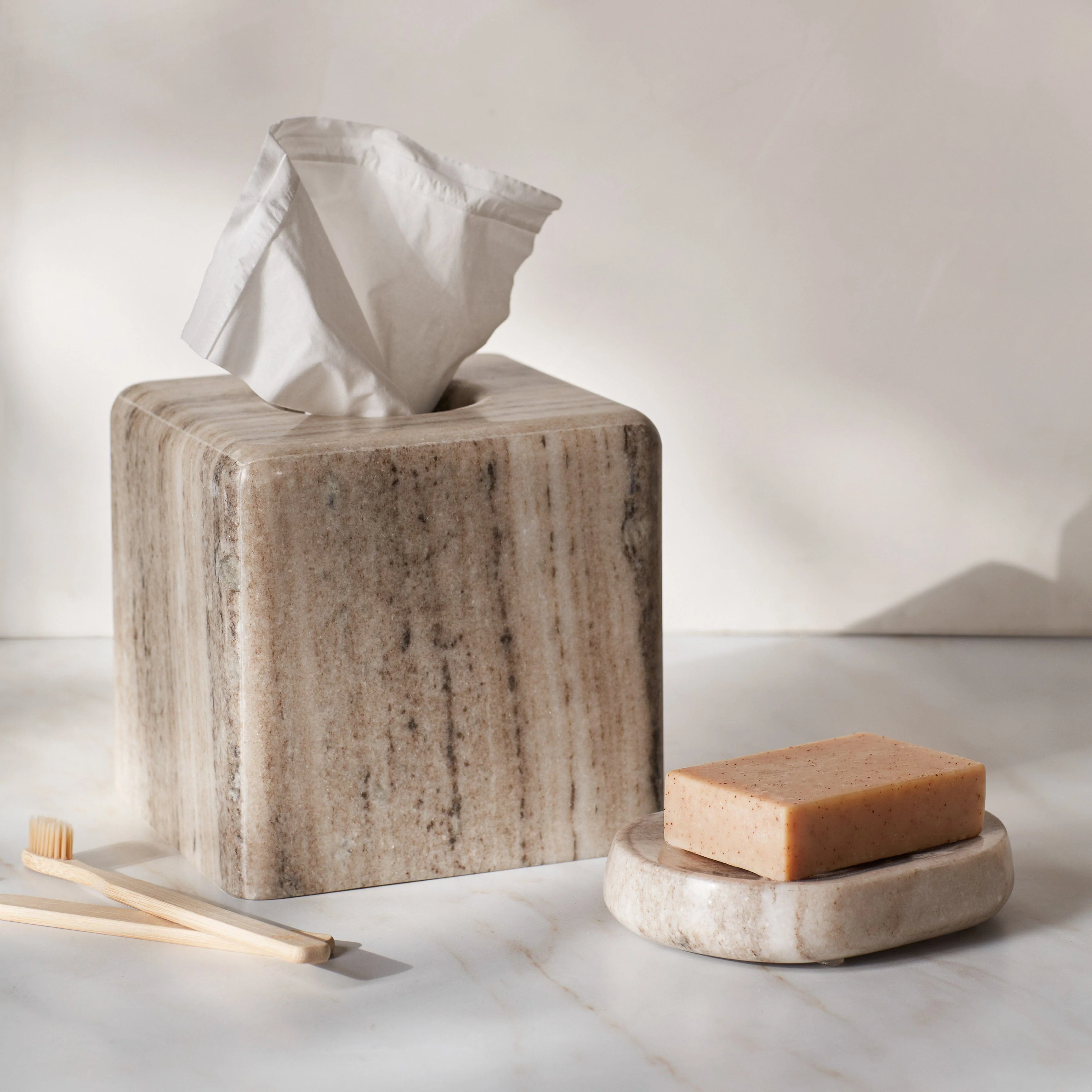 Riya Marble Tissue Box - Image 5