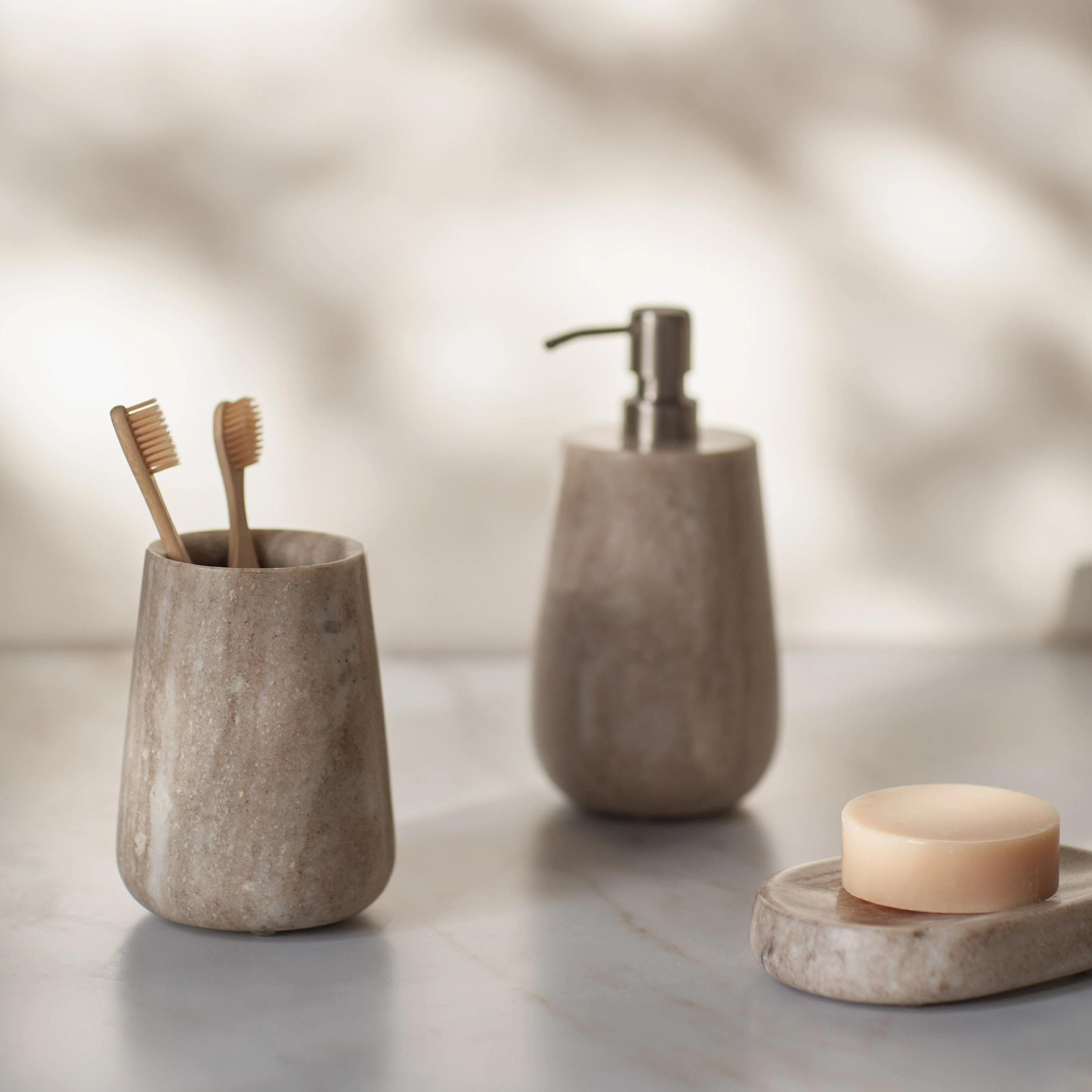 Riya Marble Toothbrush Holder - Image 7