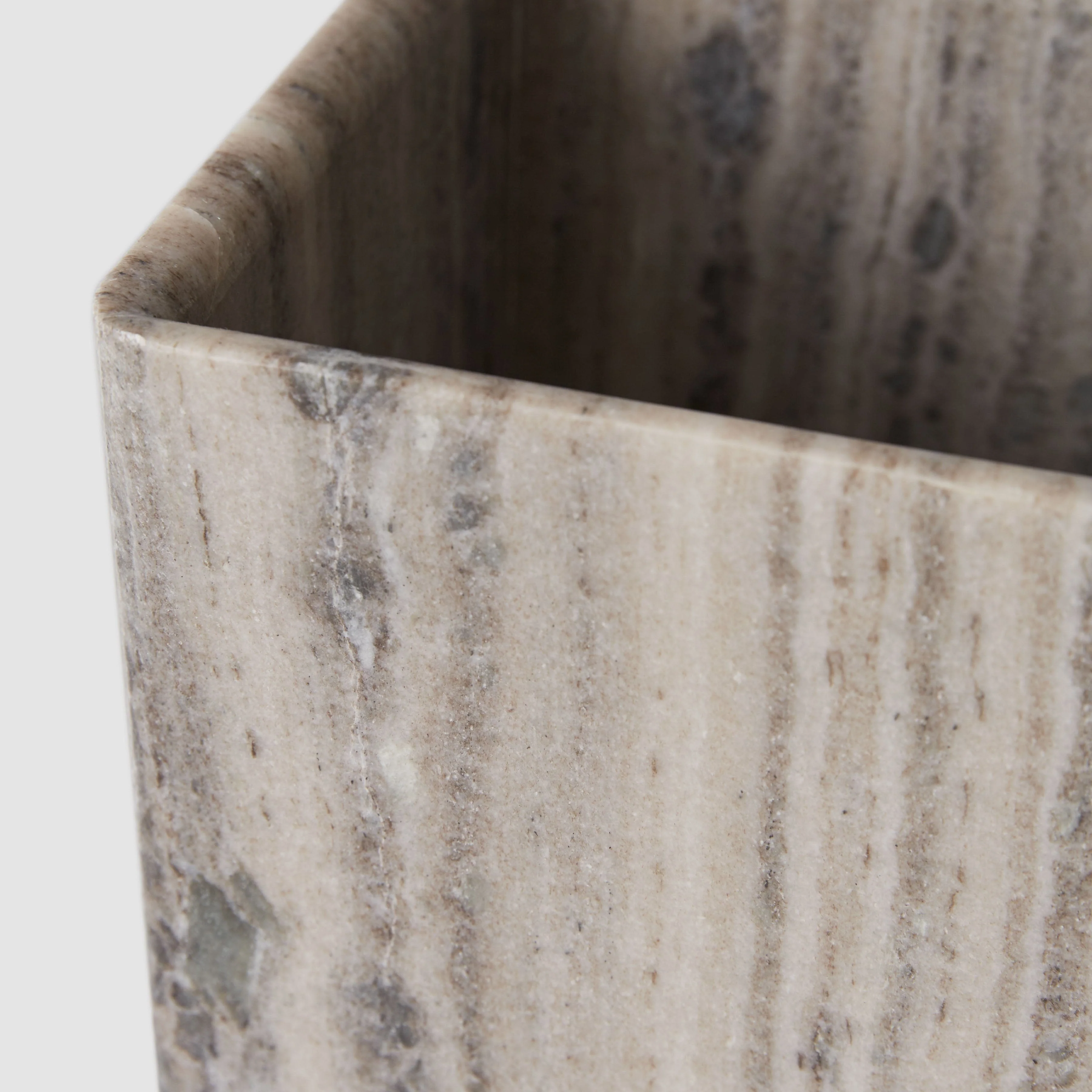 Riya Marble Wastebasket - Image 3