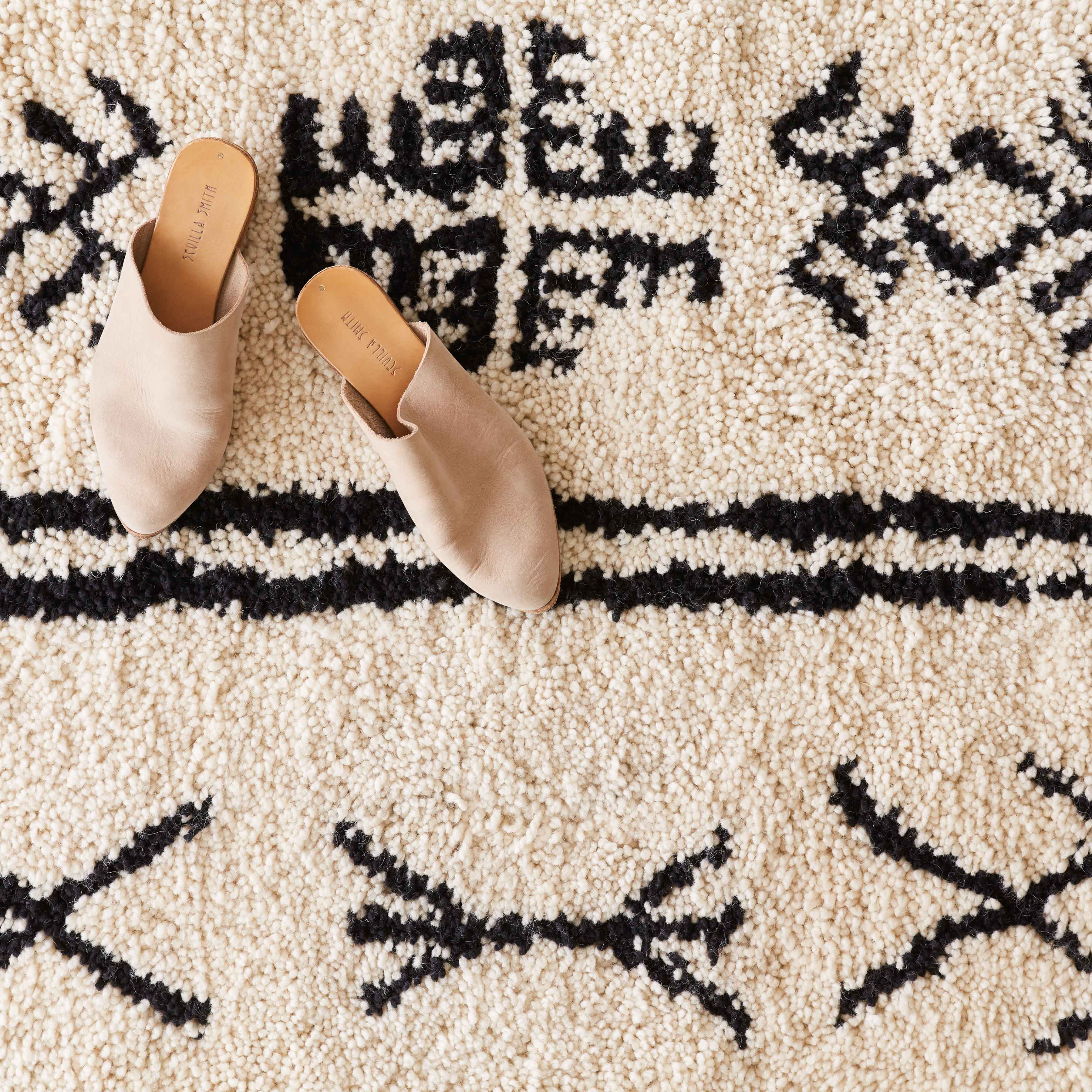 Salima Hand-Knotted Beni Ourain Accent Rug - Image 2
