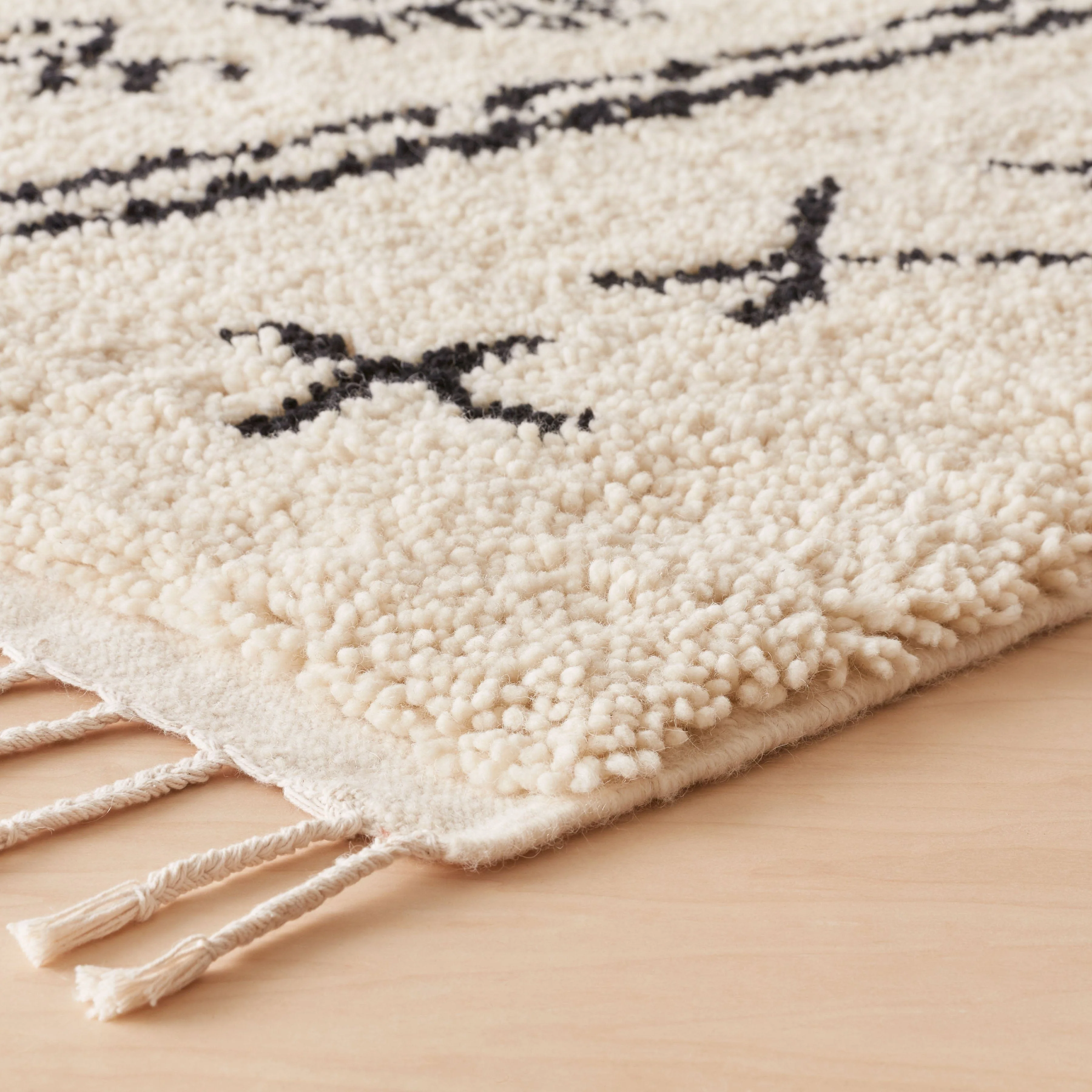 Salima Hand-Knotted Beni Ourain Accent Rug - Image 3