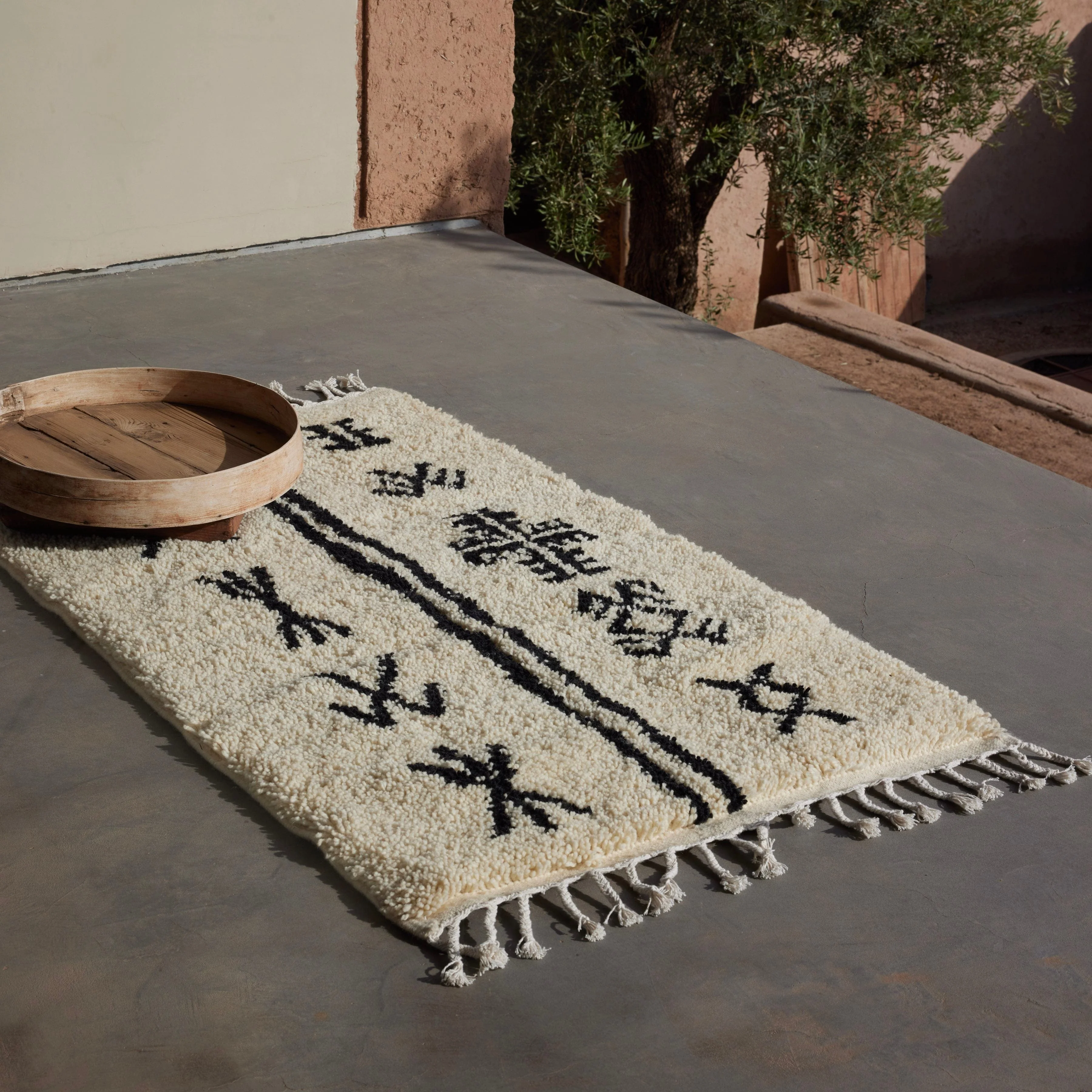 Salima Hand-Knotted Beni Ourain Accent Rug - Image 4