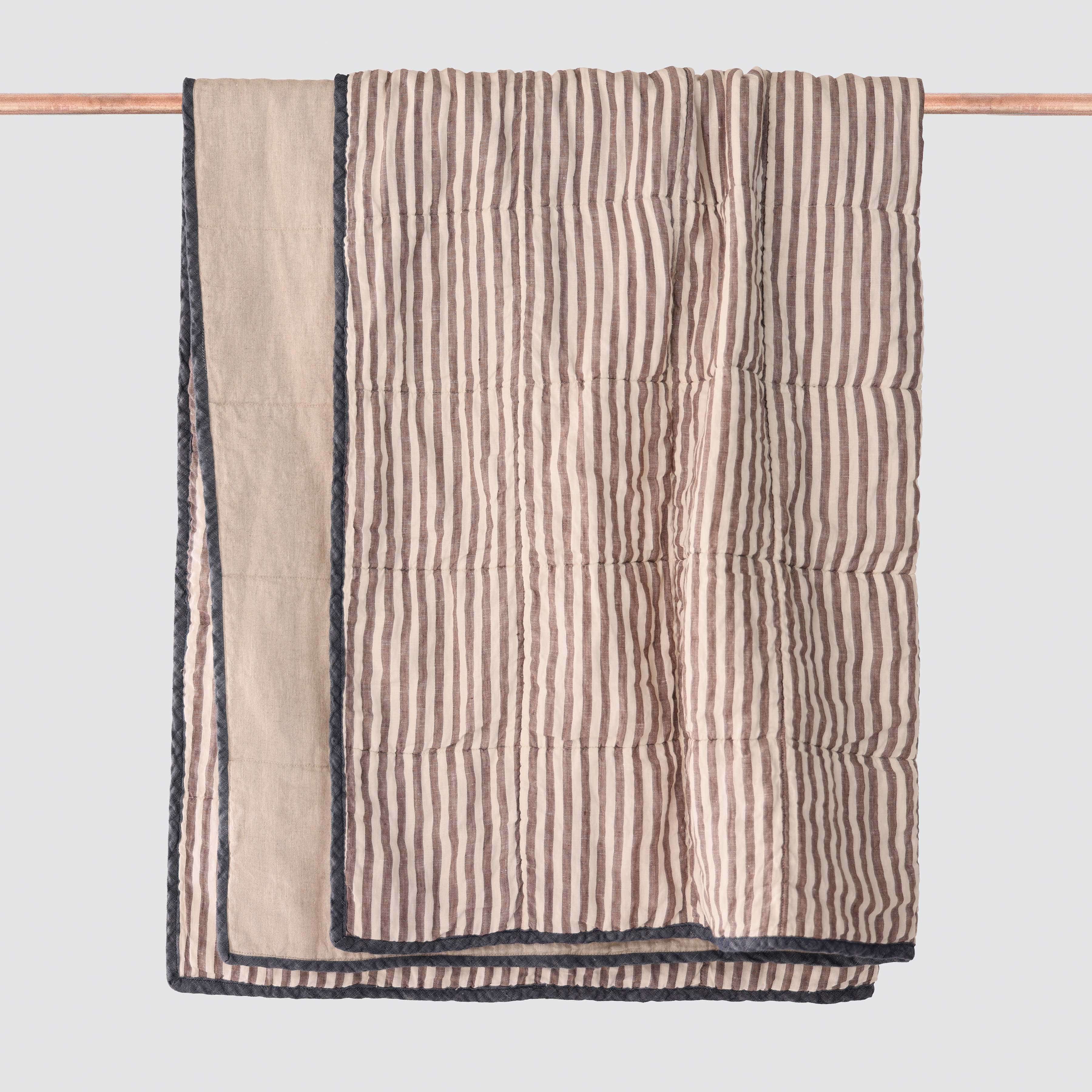 Simple Lines Quilted Throw