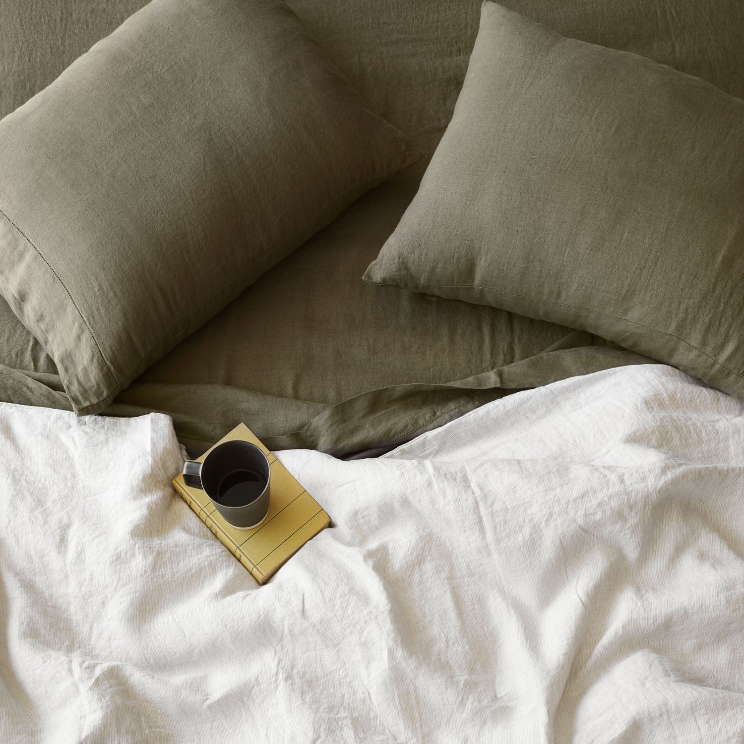 Stonewashed Linen Bed Bundle - Earth Series - Image 4
